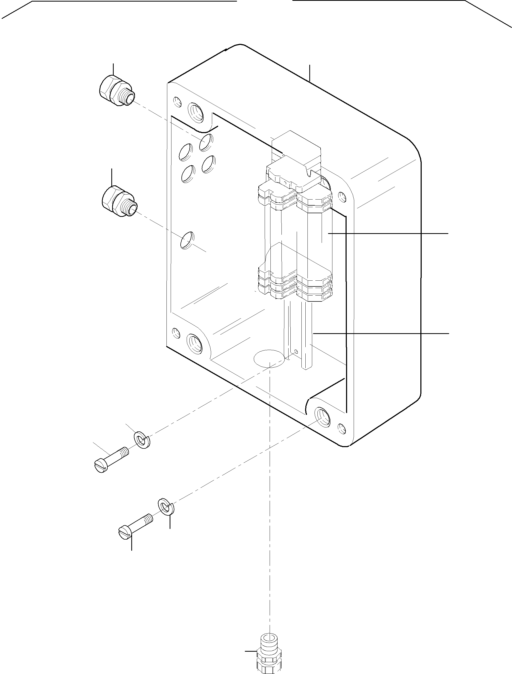 Junction box assy. 795 918 73 KOMATSU