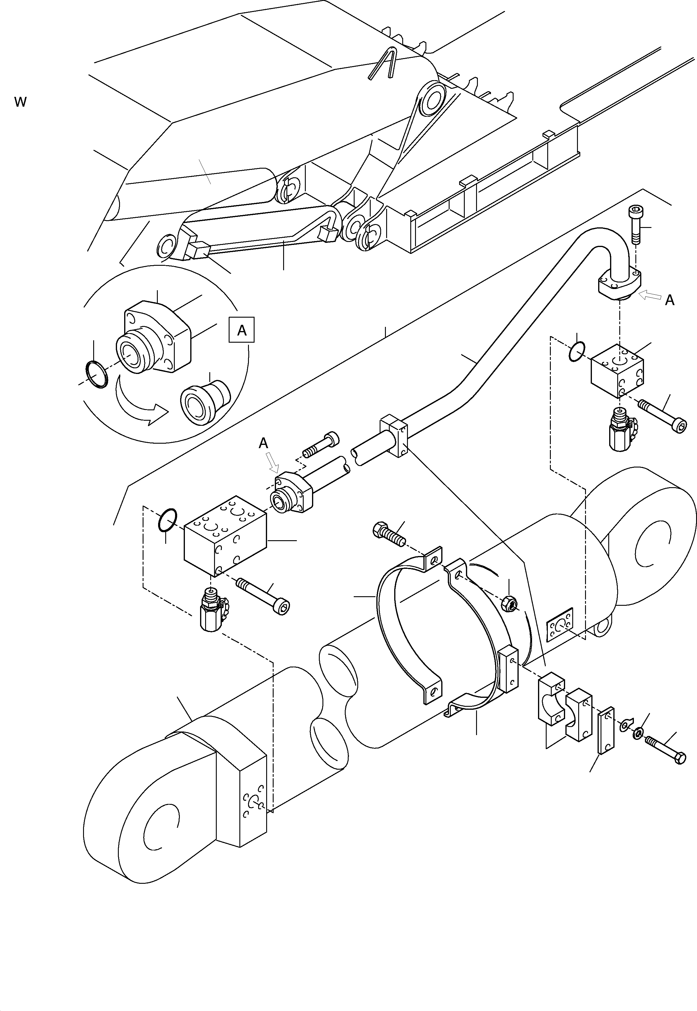 Half clamp lower 653 947 40 KOMATSU