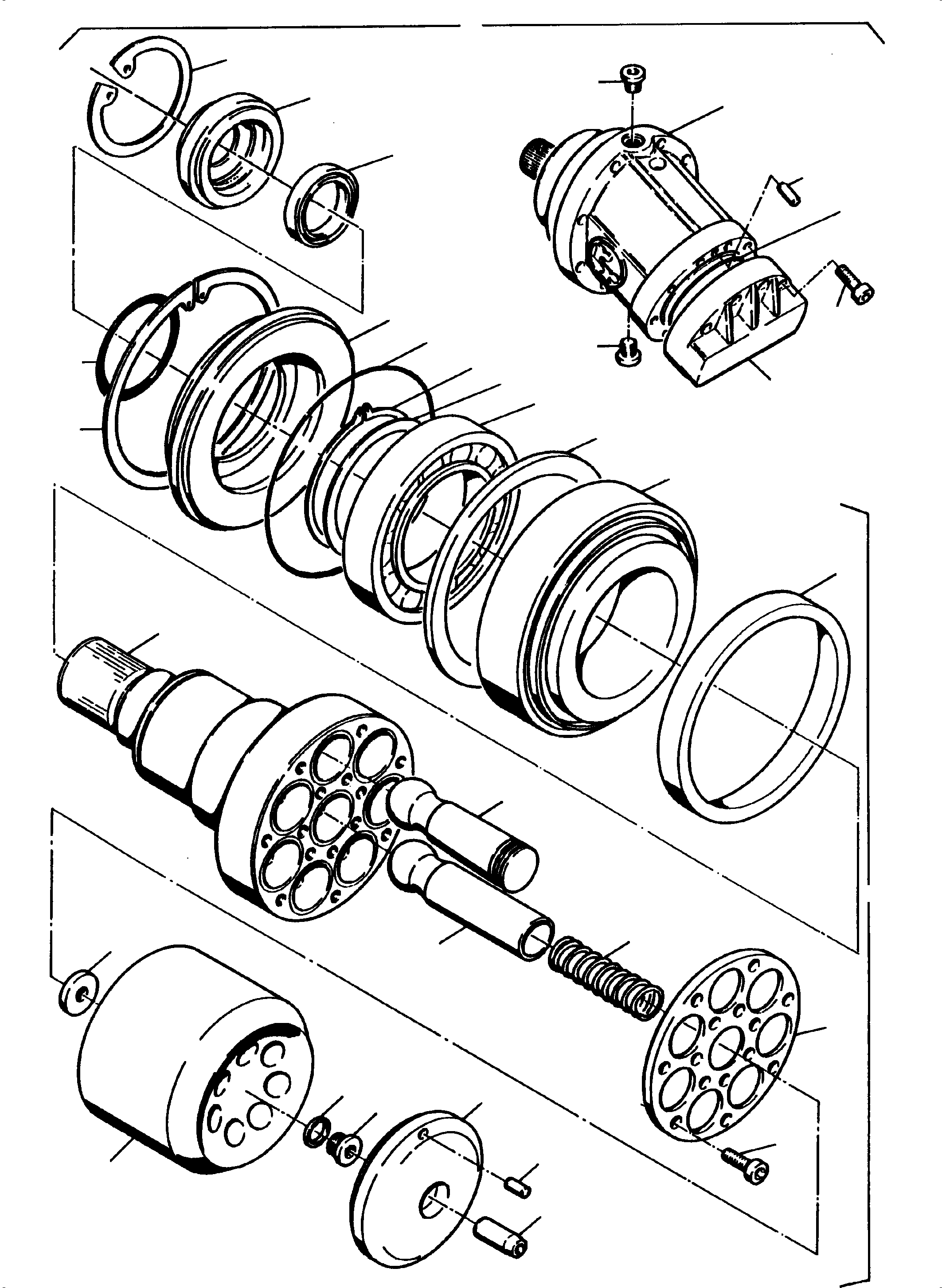 Seal kit Pos 05, 07, 08, 30, 32, 33 795 056 73 KOMATSU