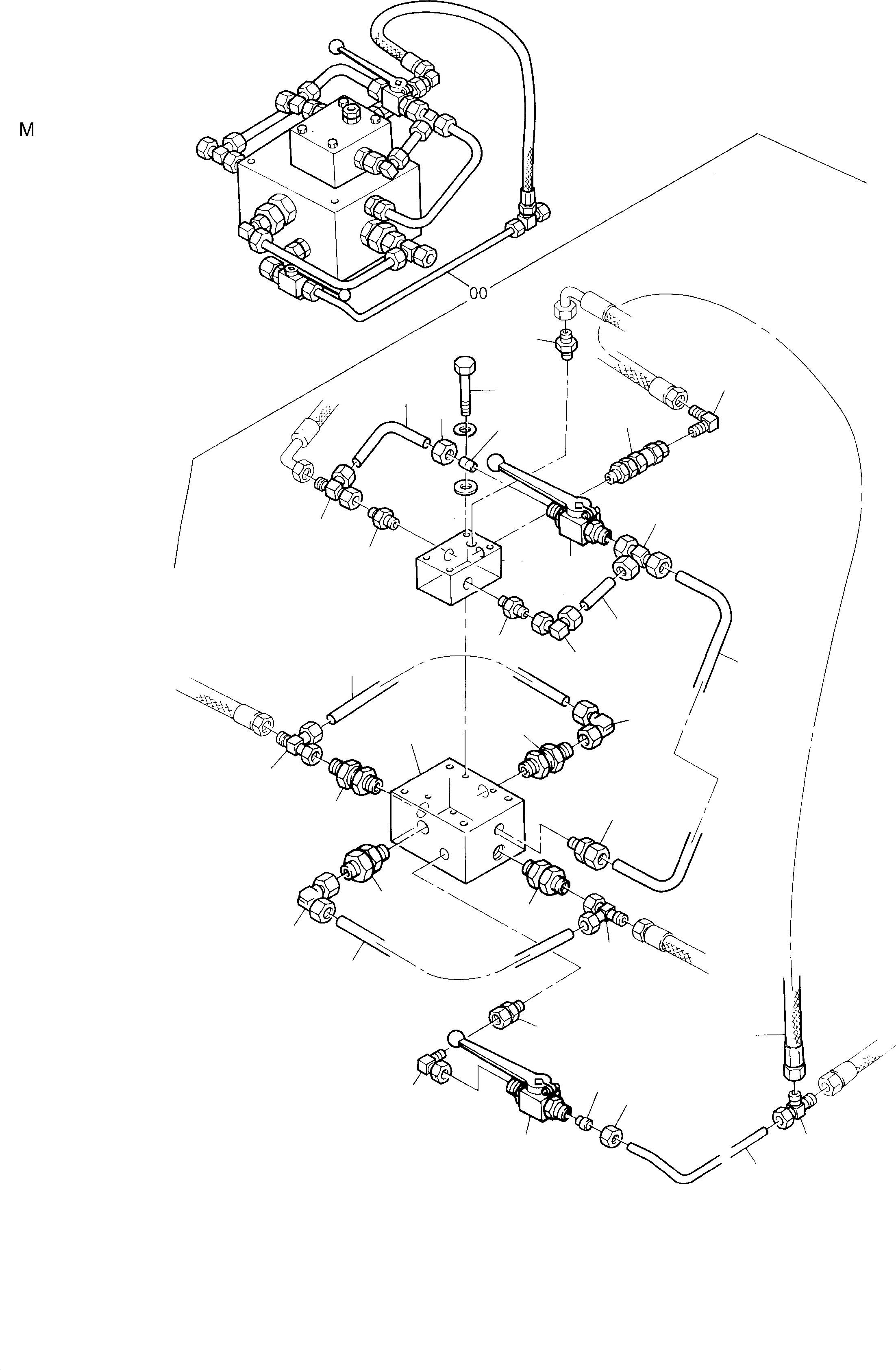 Pipe assy. Ø 15 640 488 40 KOMATSU