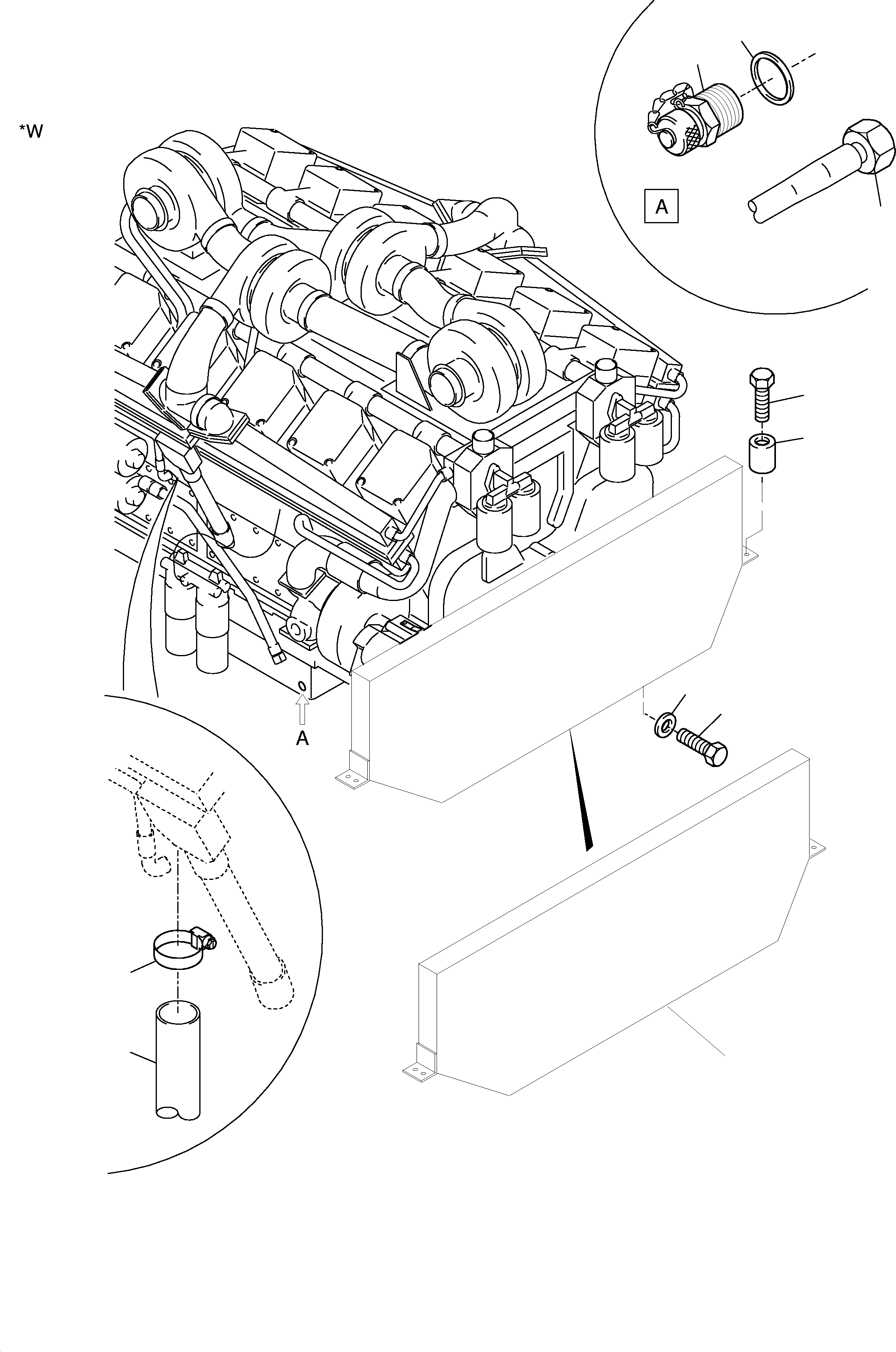 Крышка 896 005 40 KOMATSU