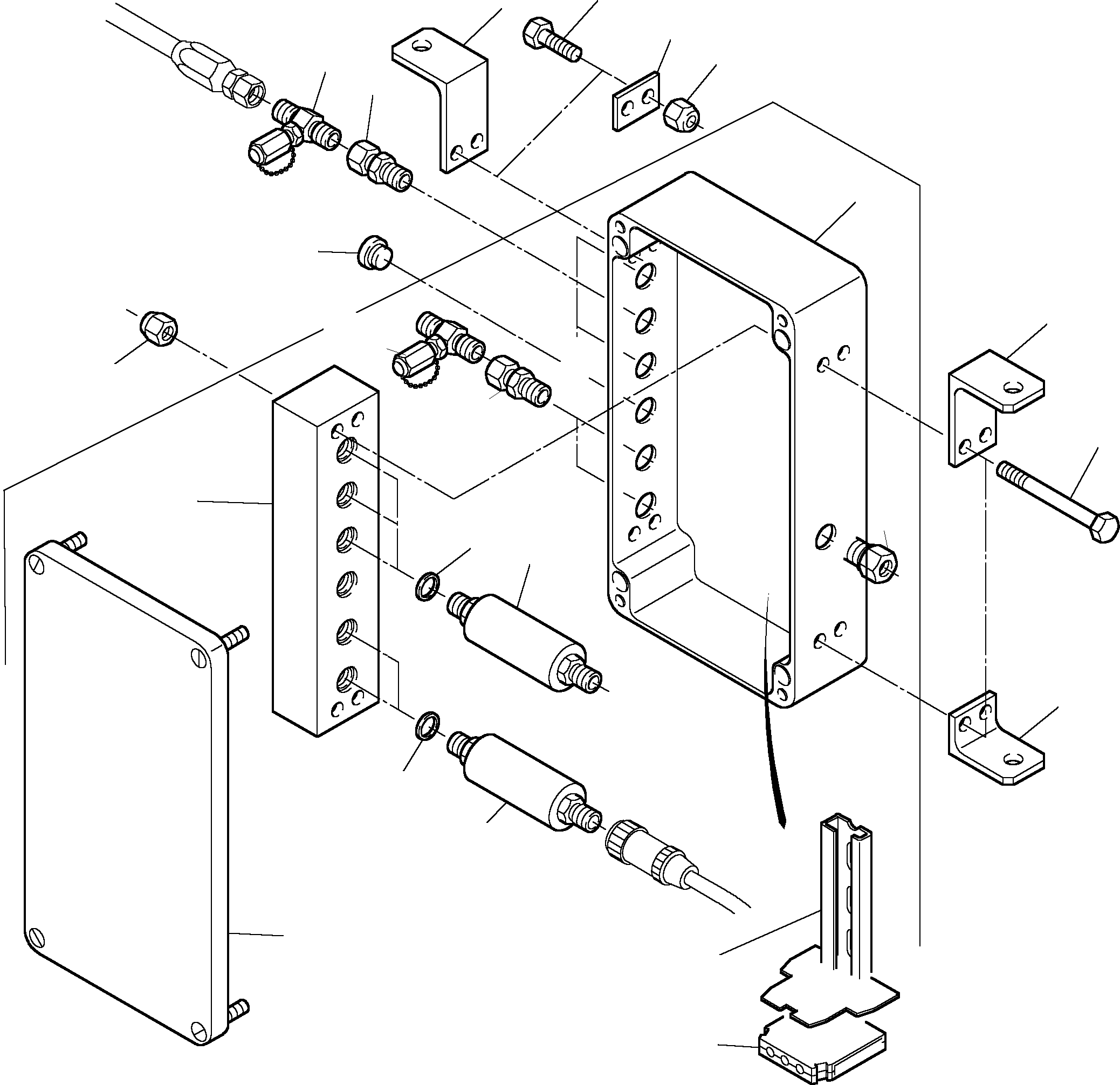 Sensor housing consist. of fig-nos: 02-21 674 967 40 KOMATSU