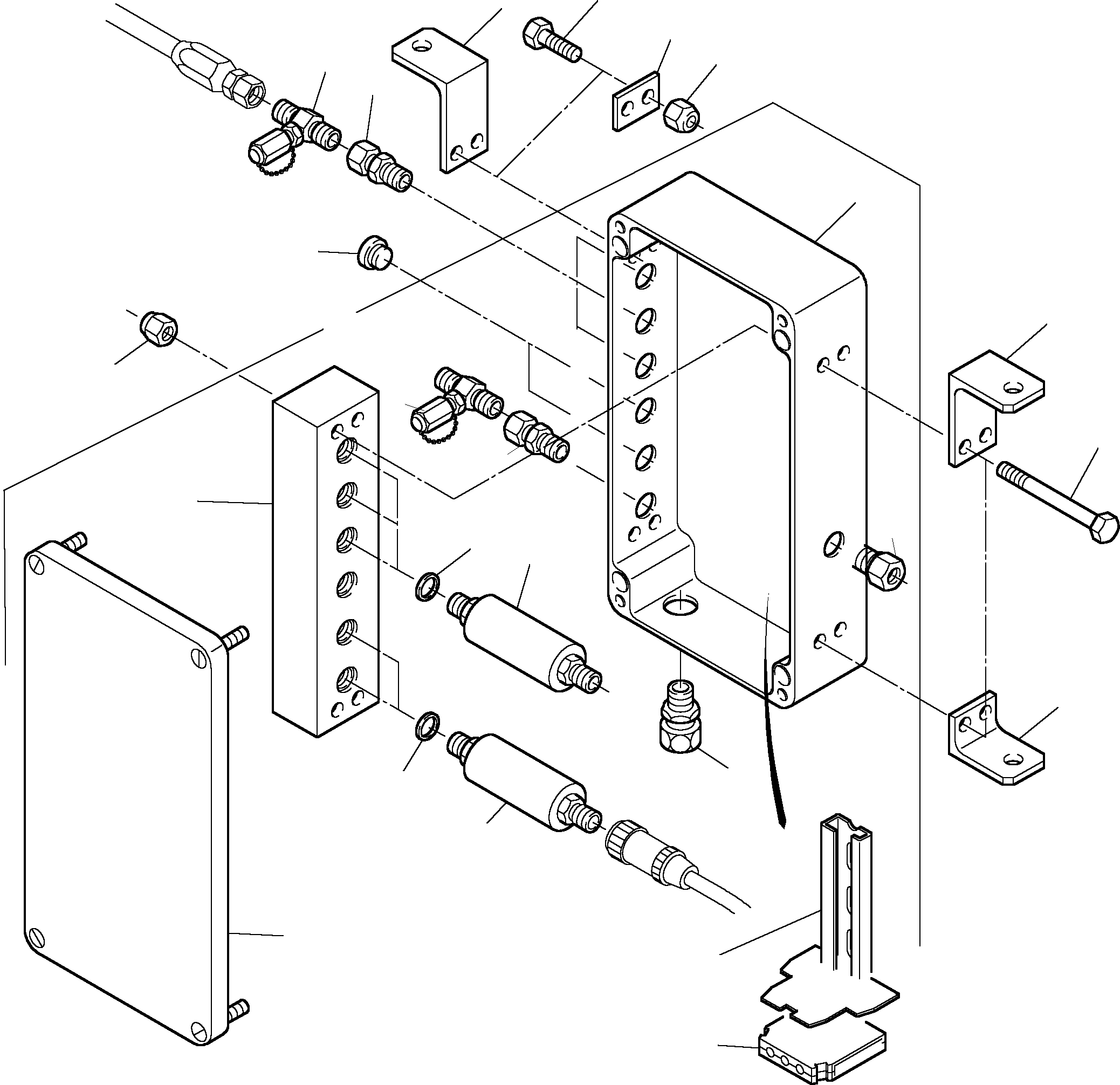 Sensor housing consist. of fig-nos: 02-21 674 968 40 KOMATSU