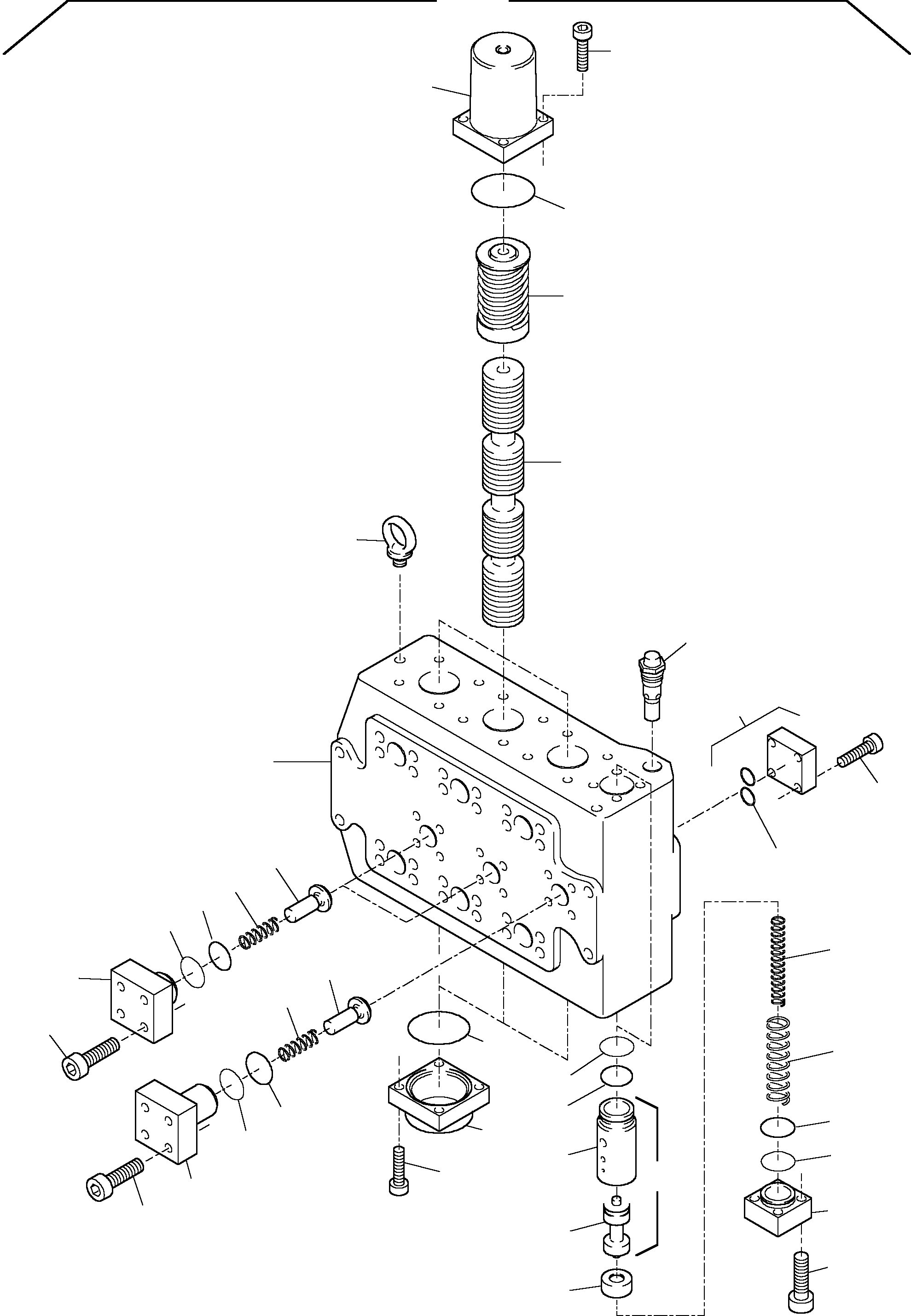 Control block assy. 655 514 40 KOMATSU