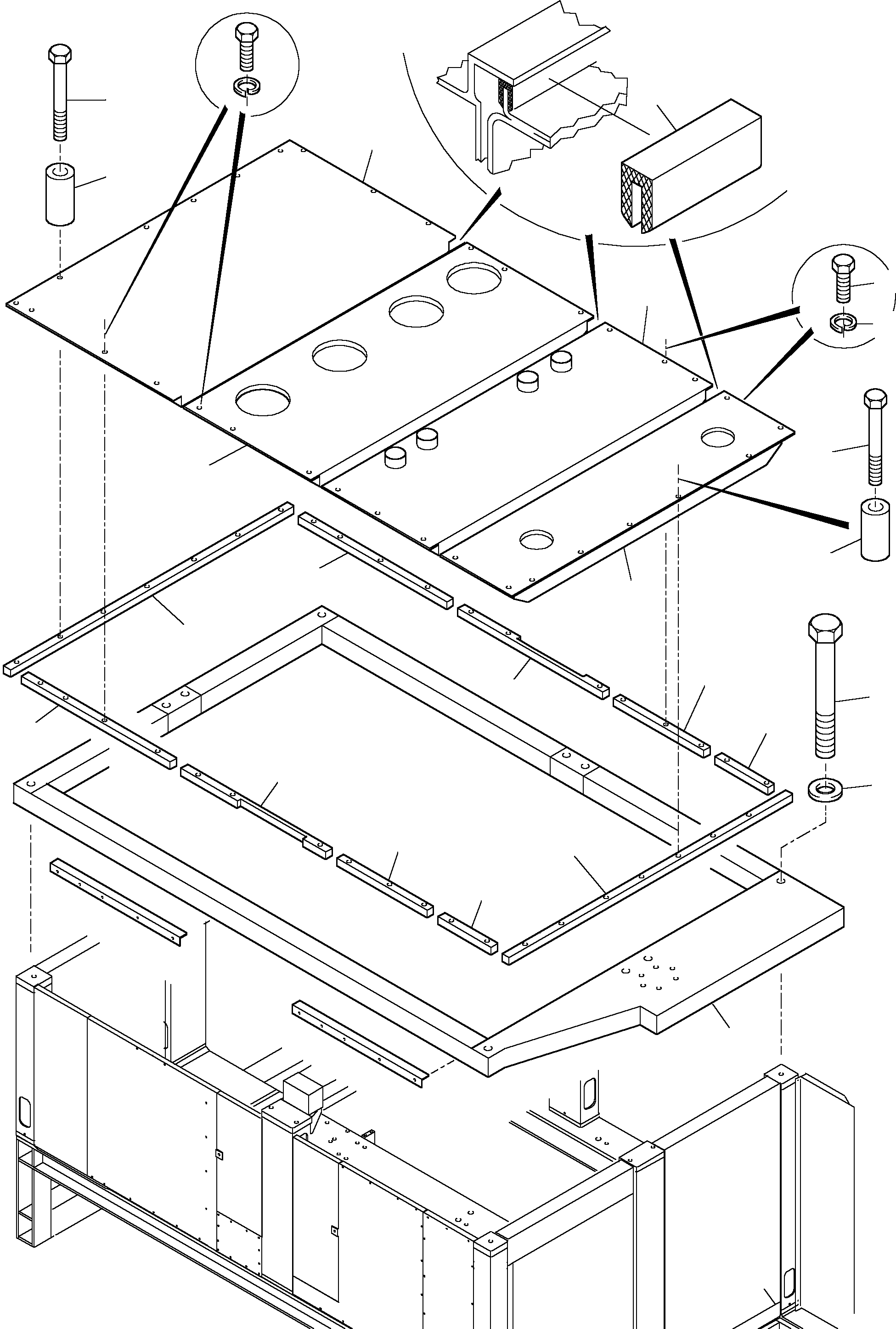 Резьбовая рейка 914 587 40 KOMATSU