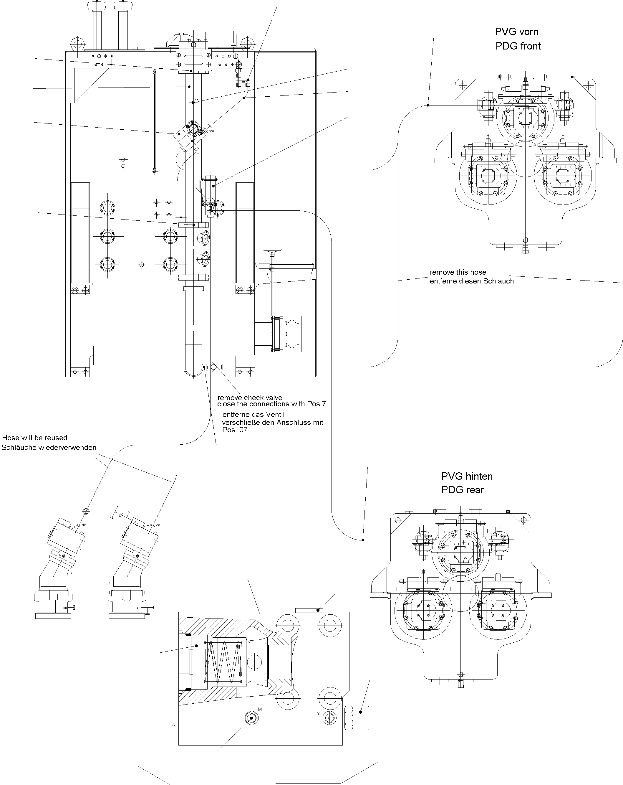 Обратный клапан 907 459 40 KOMATSU
