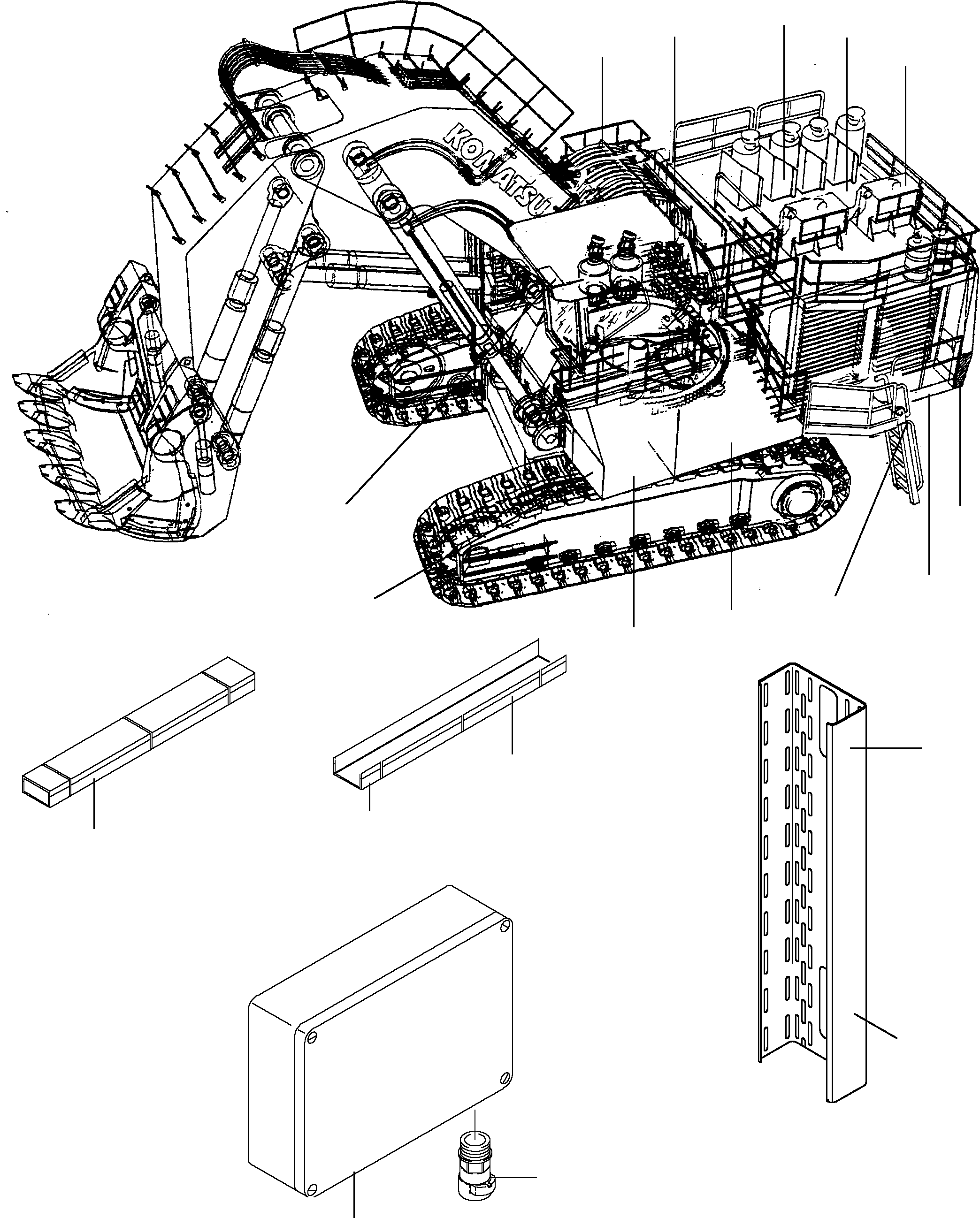 Уголок 910 702 40 KOMATSU