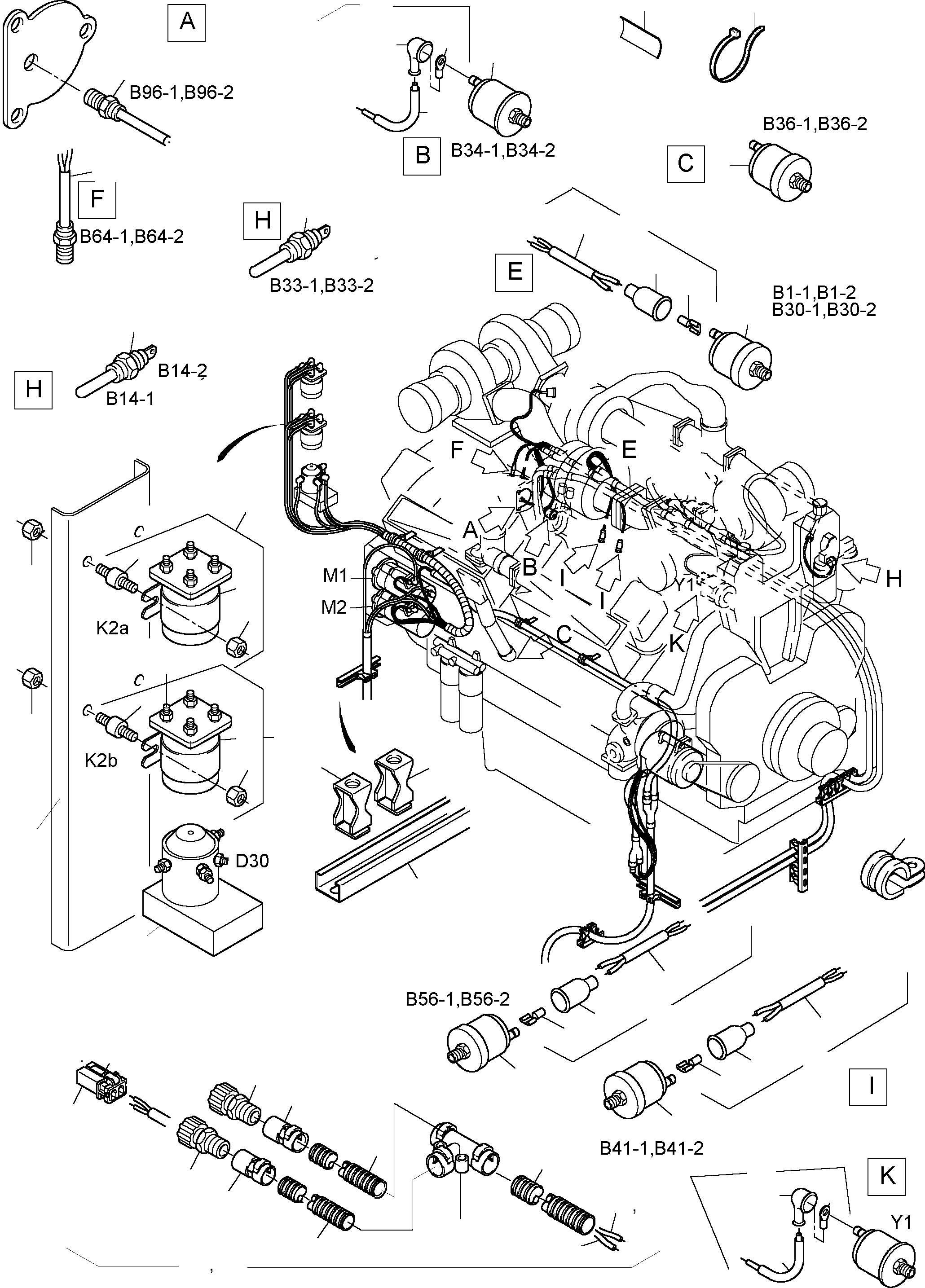 Rubber capsule assy. 1-pole 910 057 40 KOMATSU