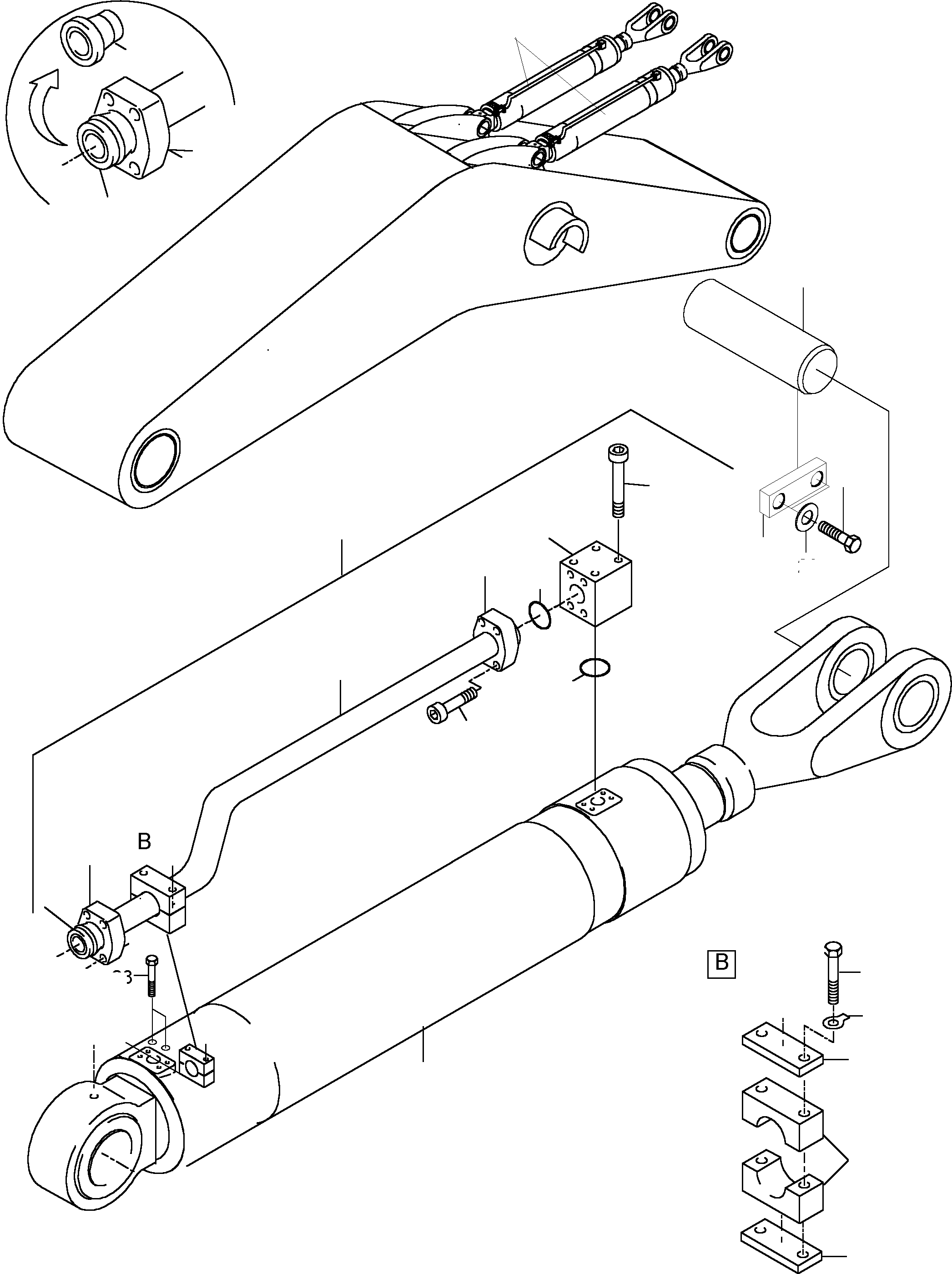 Piping, assy. fig-nos. 05-20 904 541 40 KOMATSU