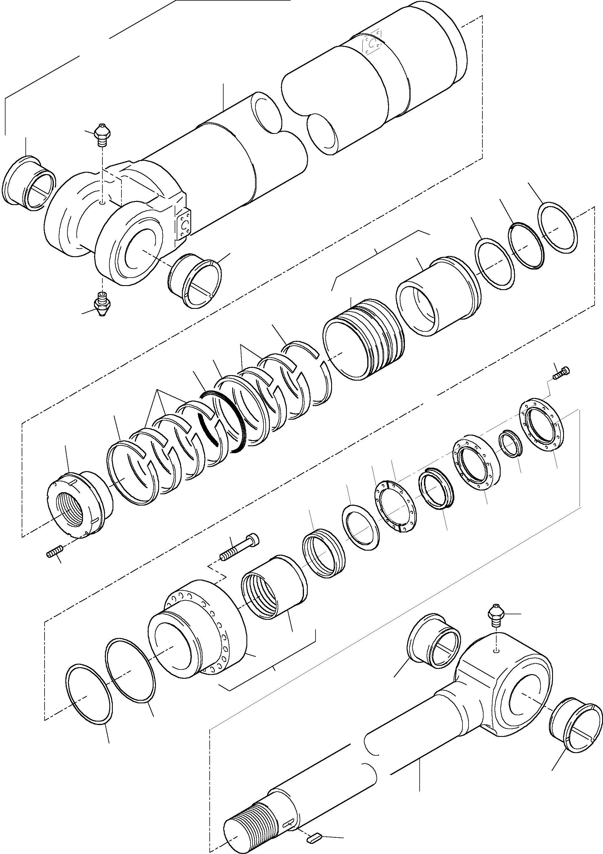 Seal kit for sealing flange fig-nos: 17,18,23 and 27 768 883 73 KOMATSU