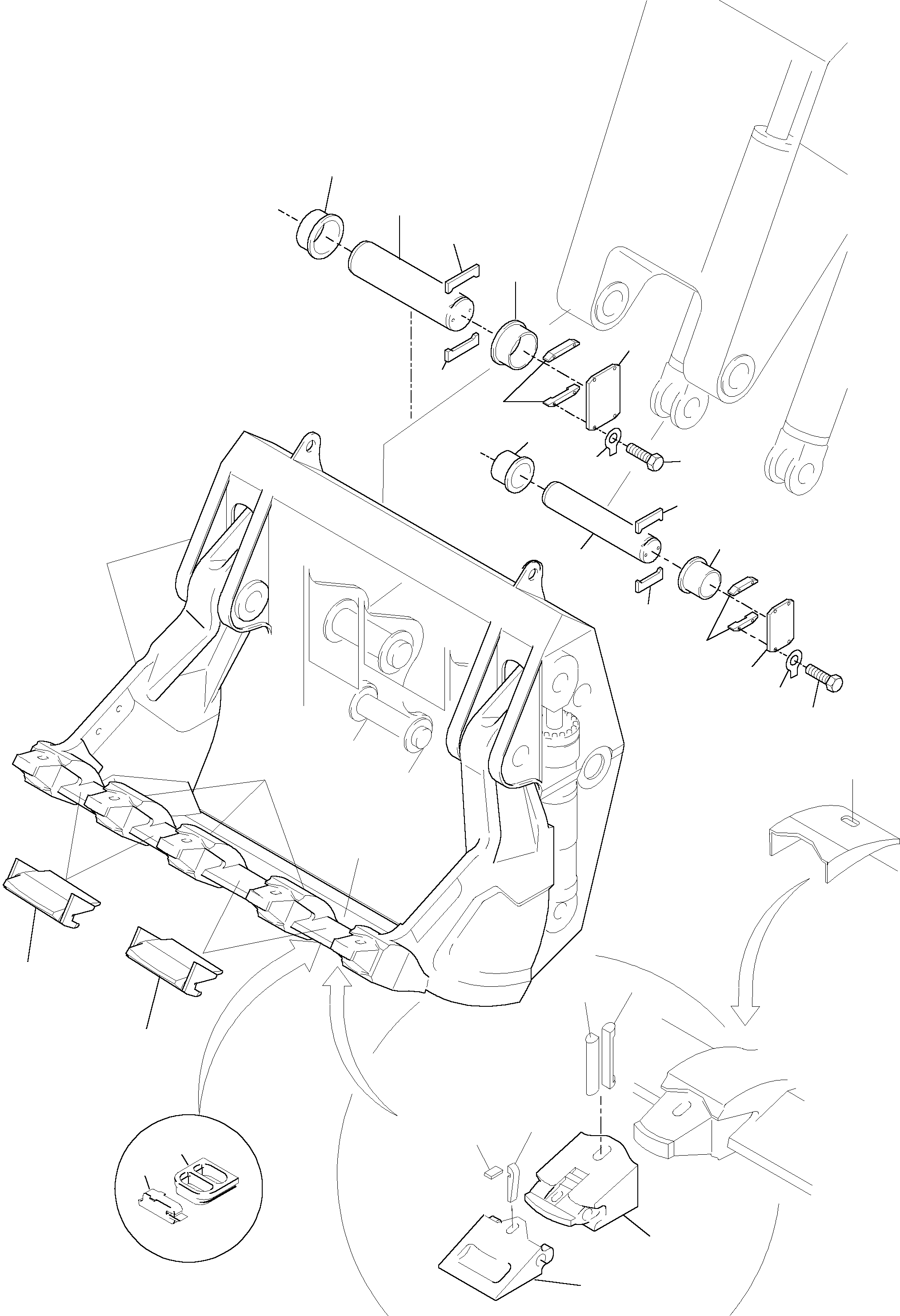 Castlip 655 868 40 KOMATSU