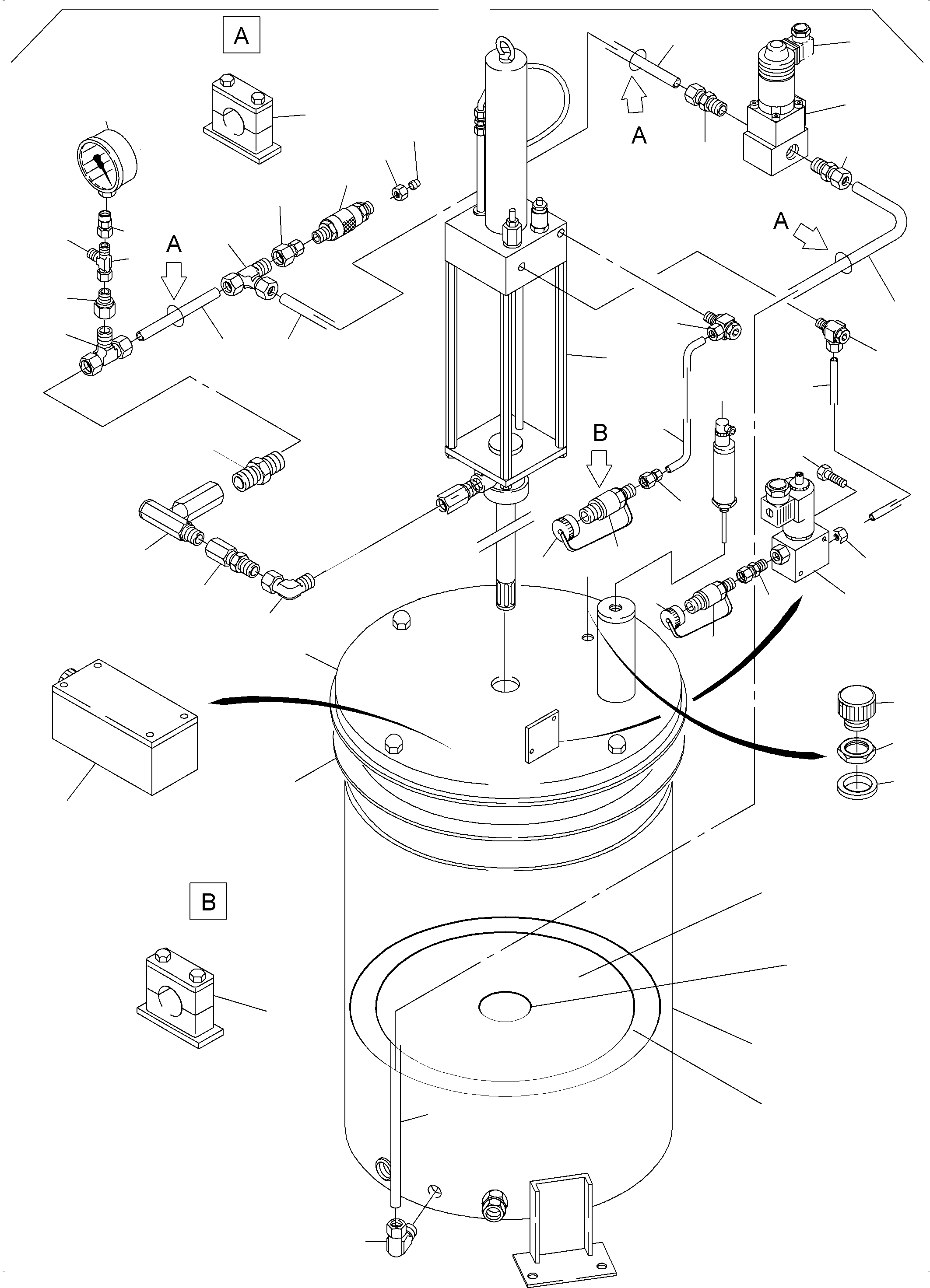 Junction box assy. 770 111 73 KOMATSU