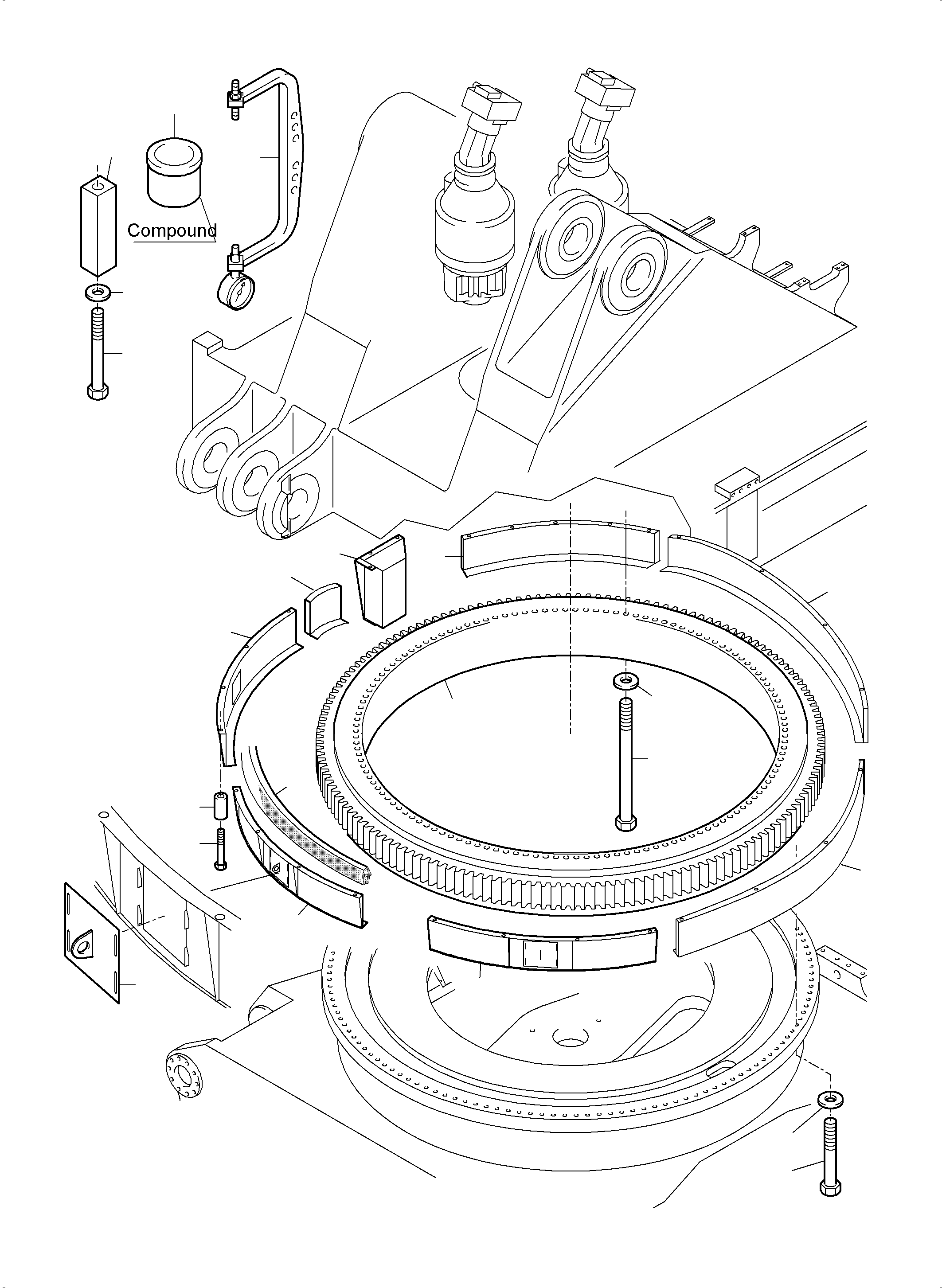 Test bolt 409 437 40 KOMATSU