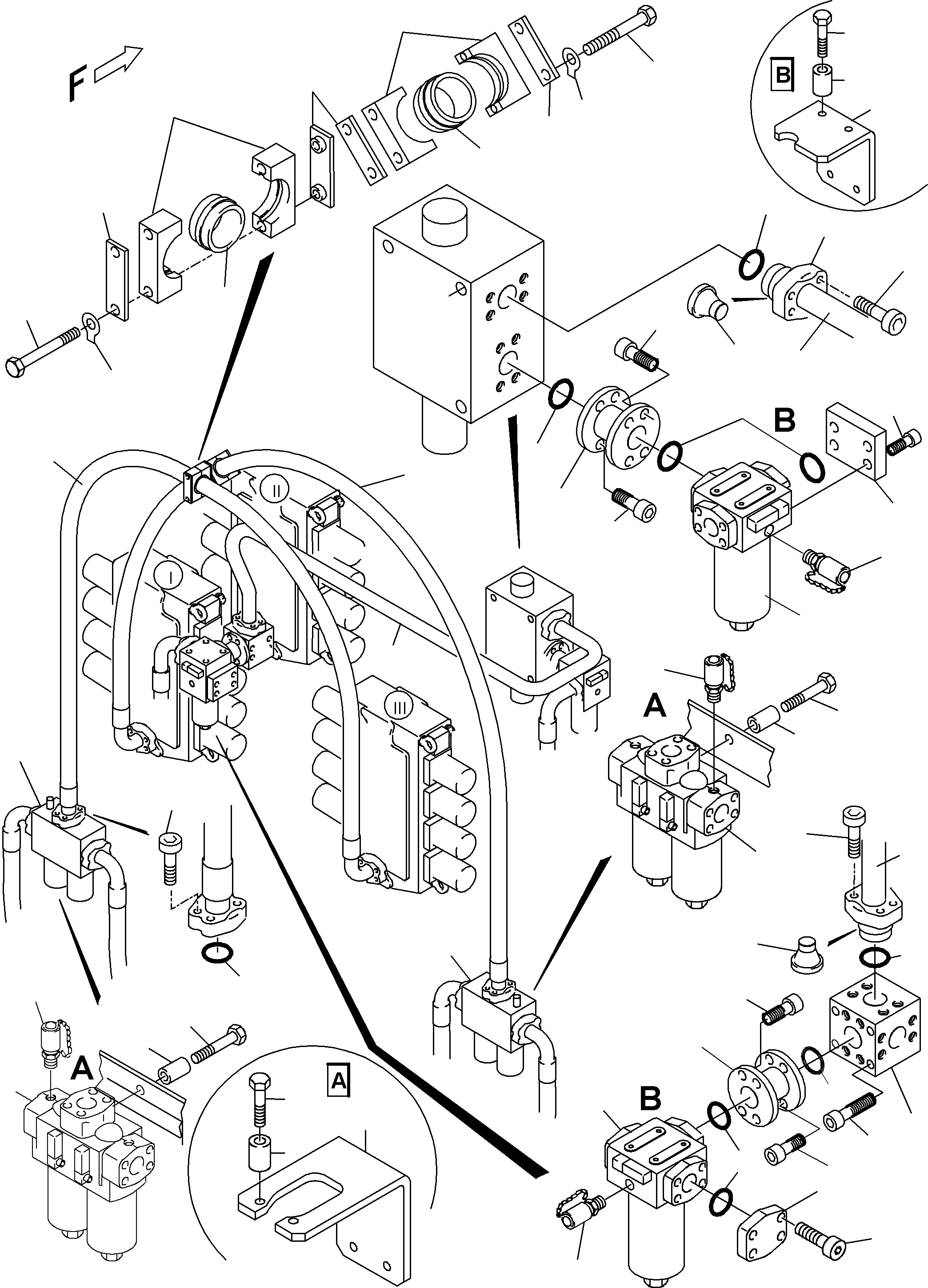 Hose assy. DN 50x3280 940 763 40 KOMATSU