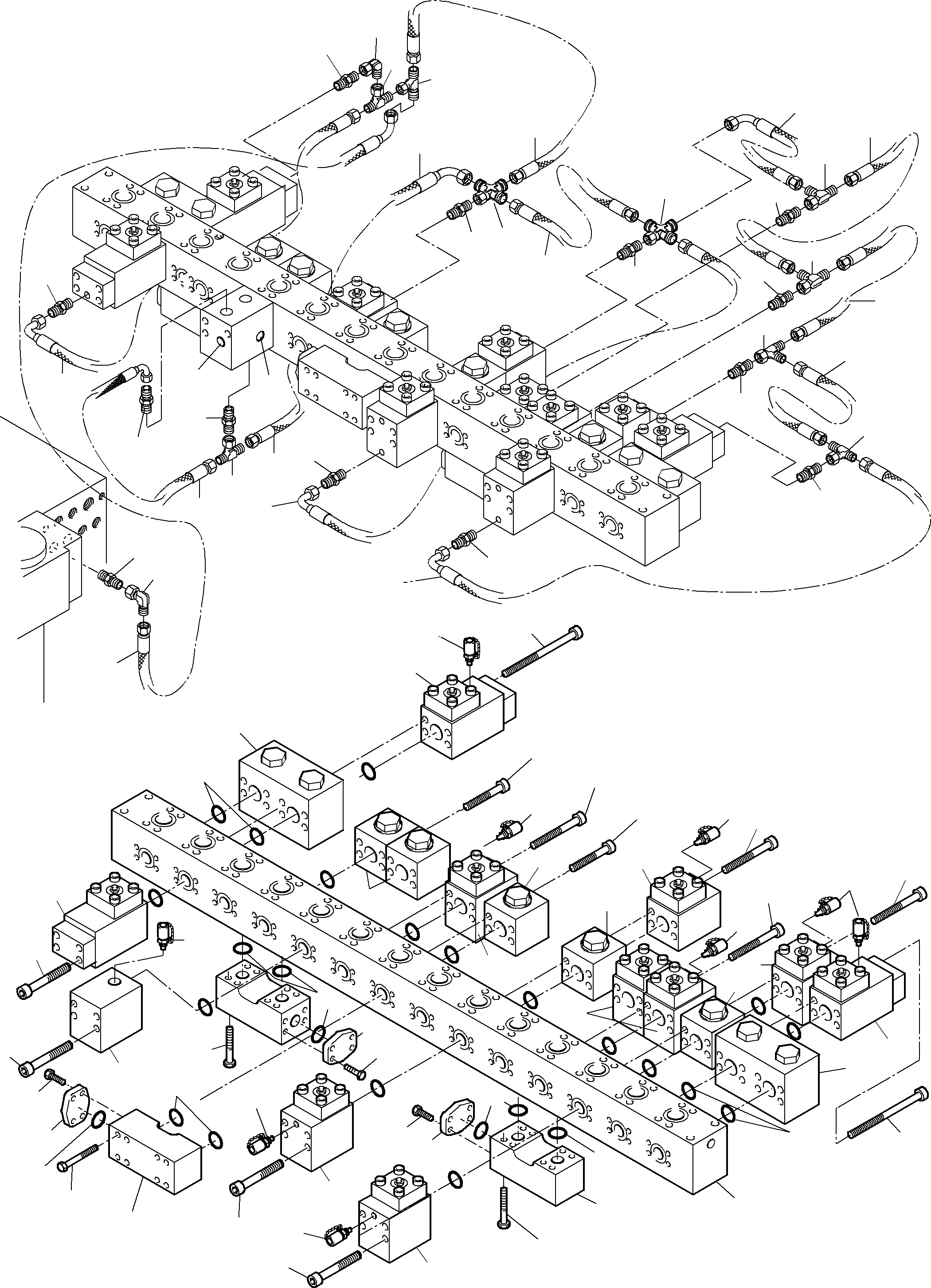 Non-return valve assy. 918 834 40 KOMATSU