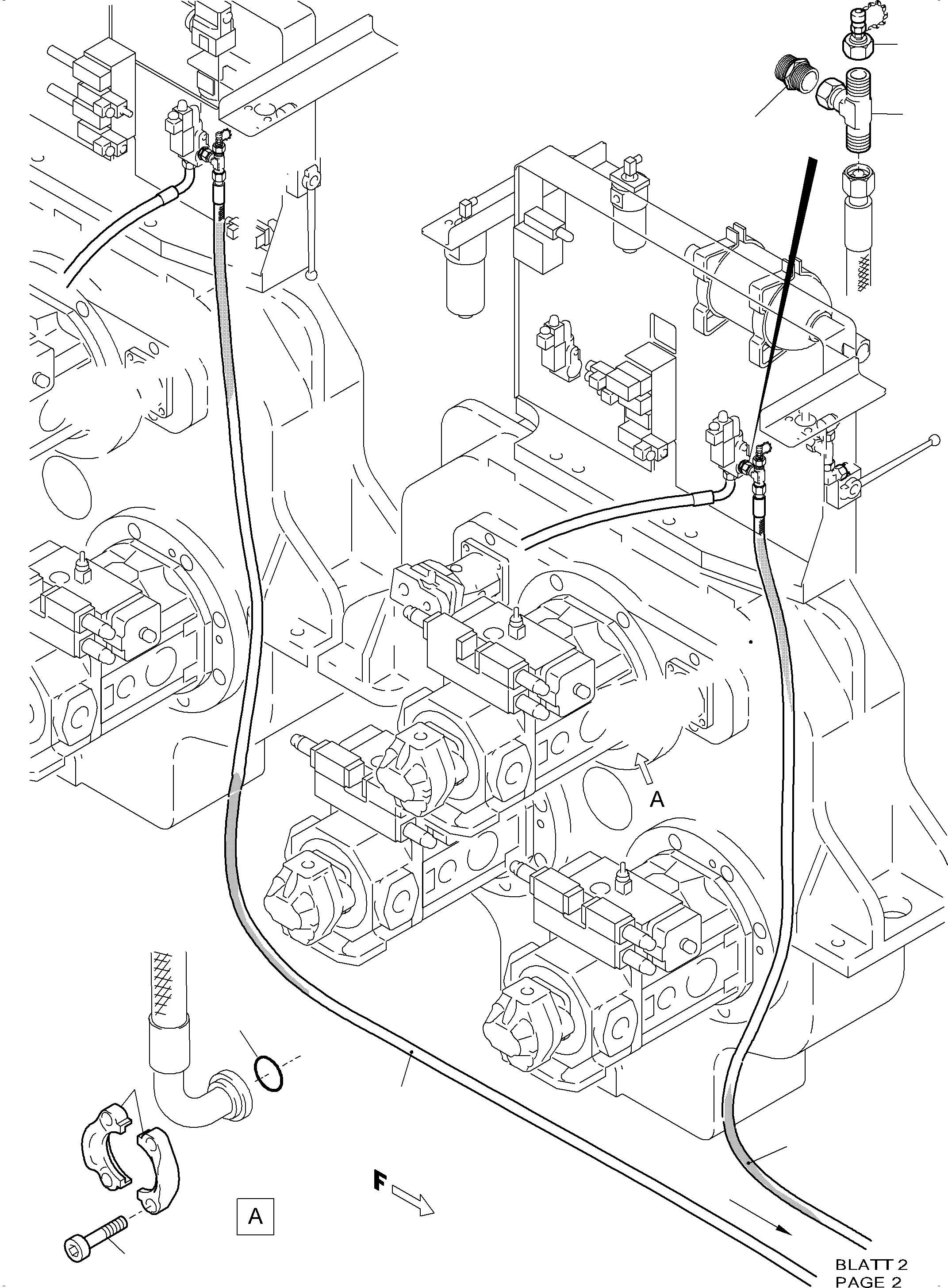 Hose assy. DN 25x11400 517 295 98 KOMATSU