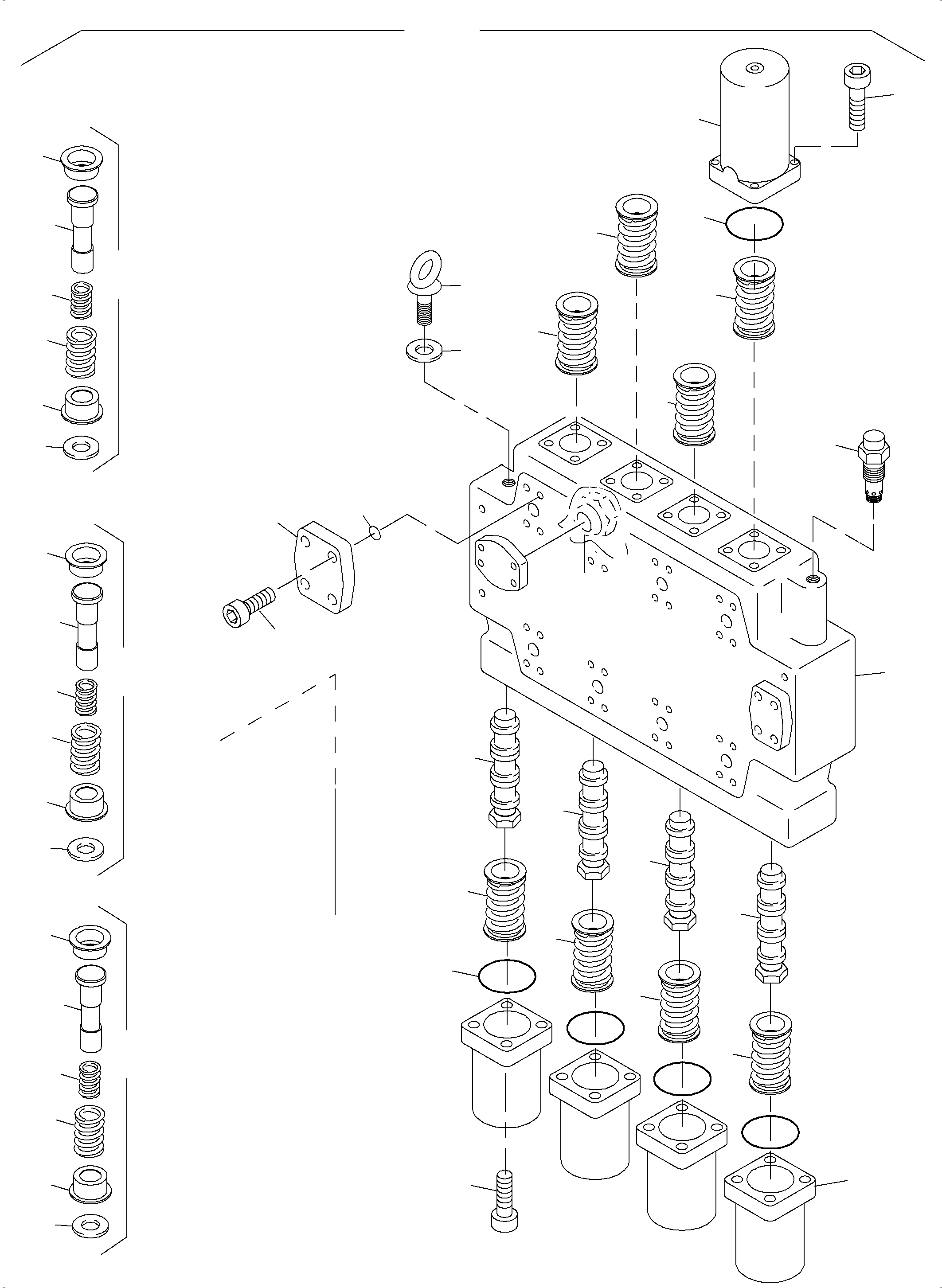 Control block assy. 912 305 40 KOMATSU