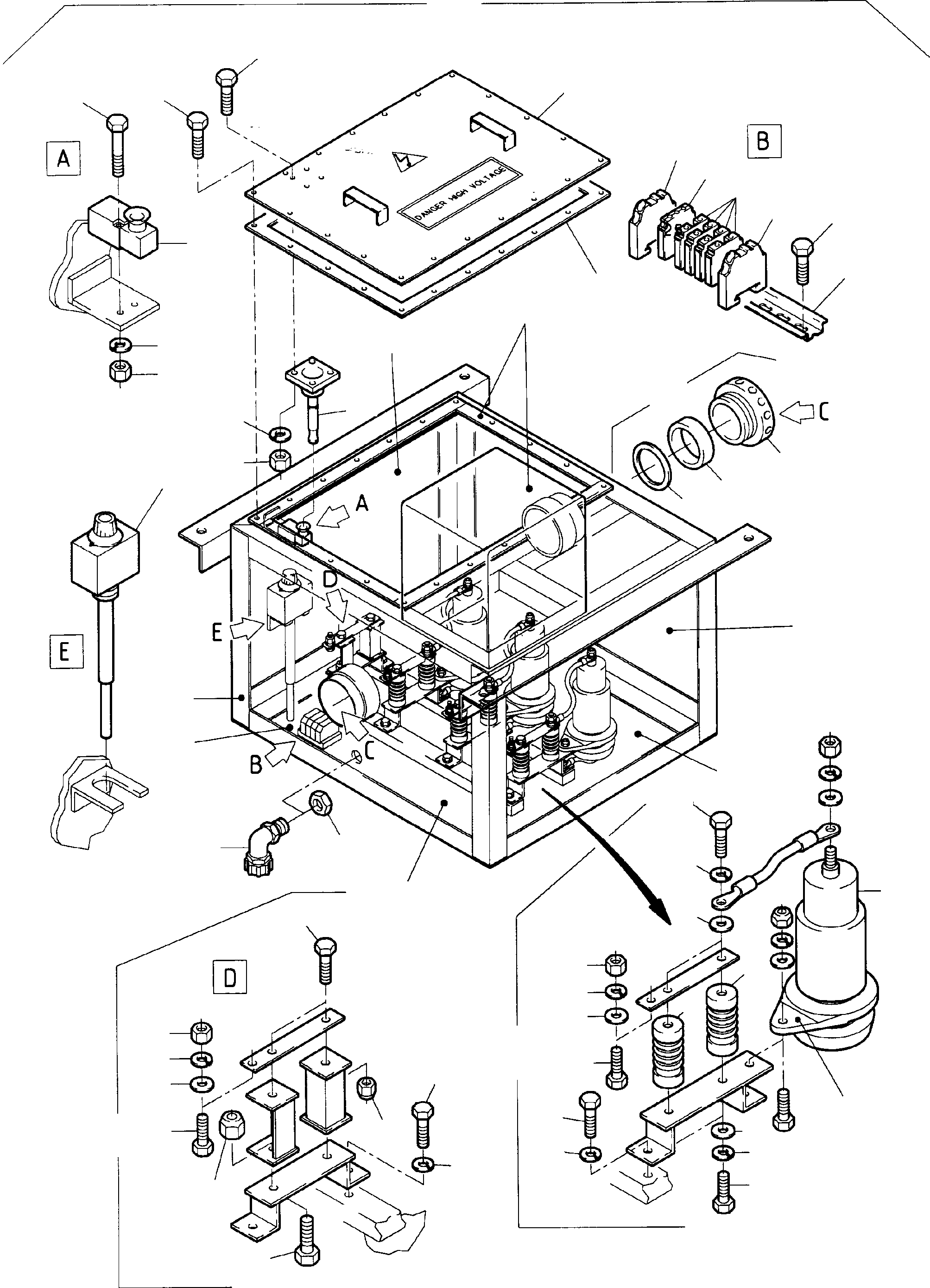 Cable lead-in 765 274 73 KOMATSU