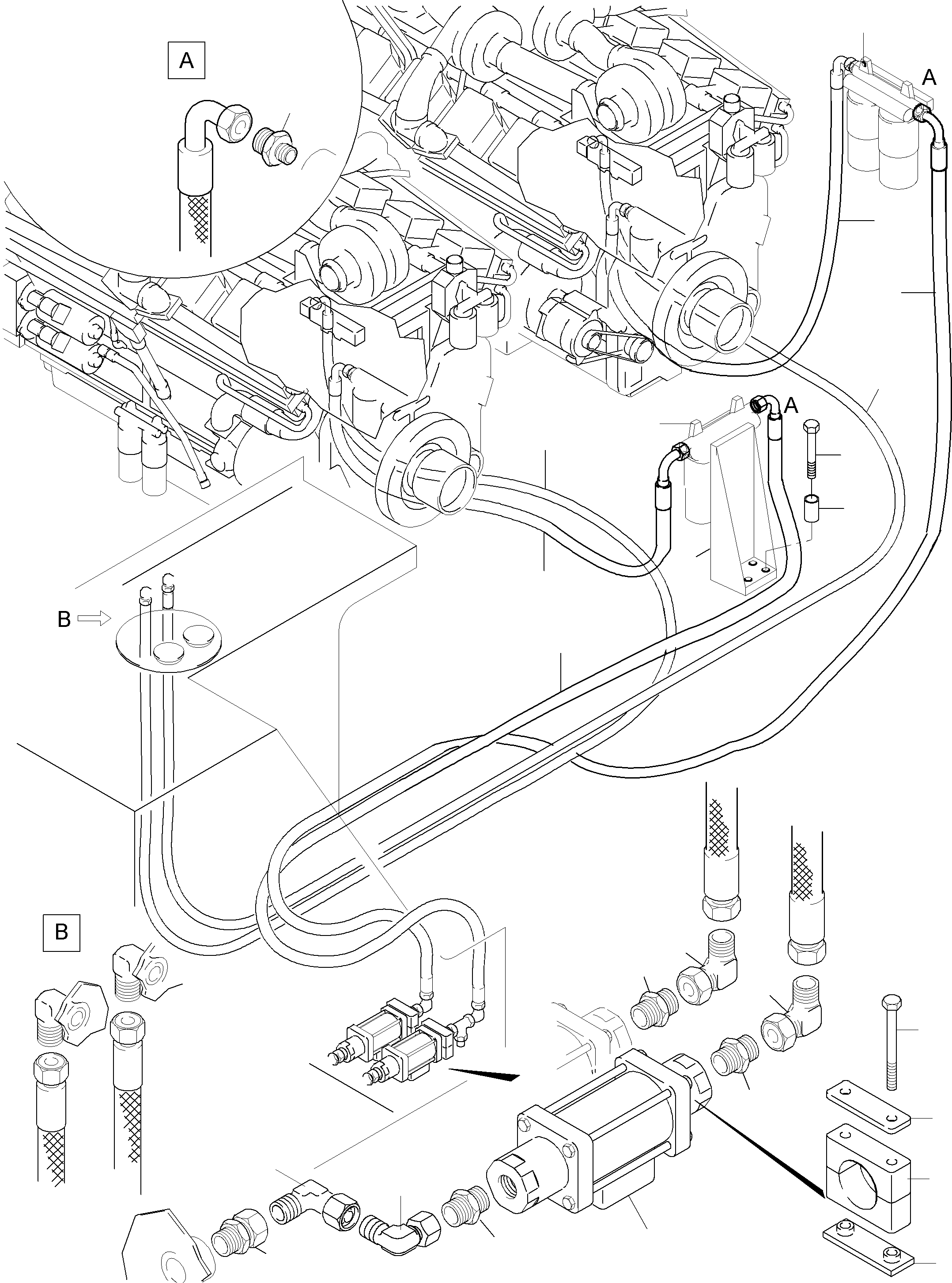 Filter bracket 886 211 40 KOMATSU