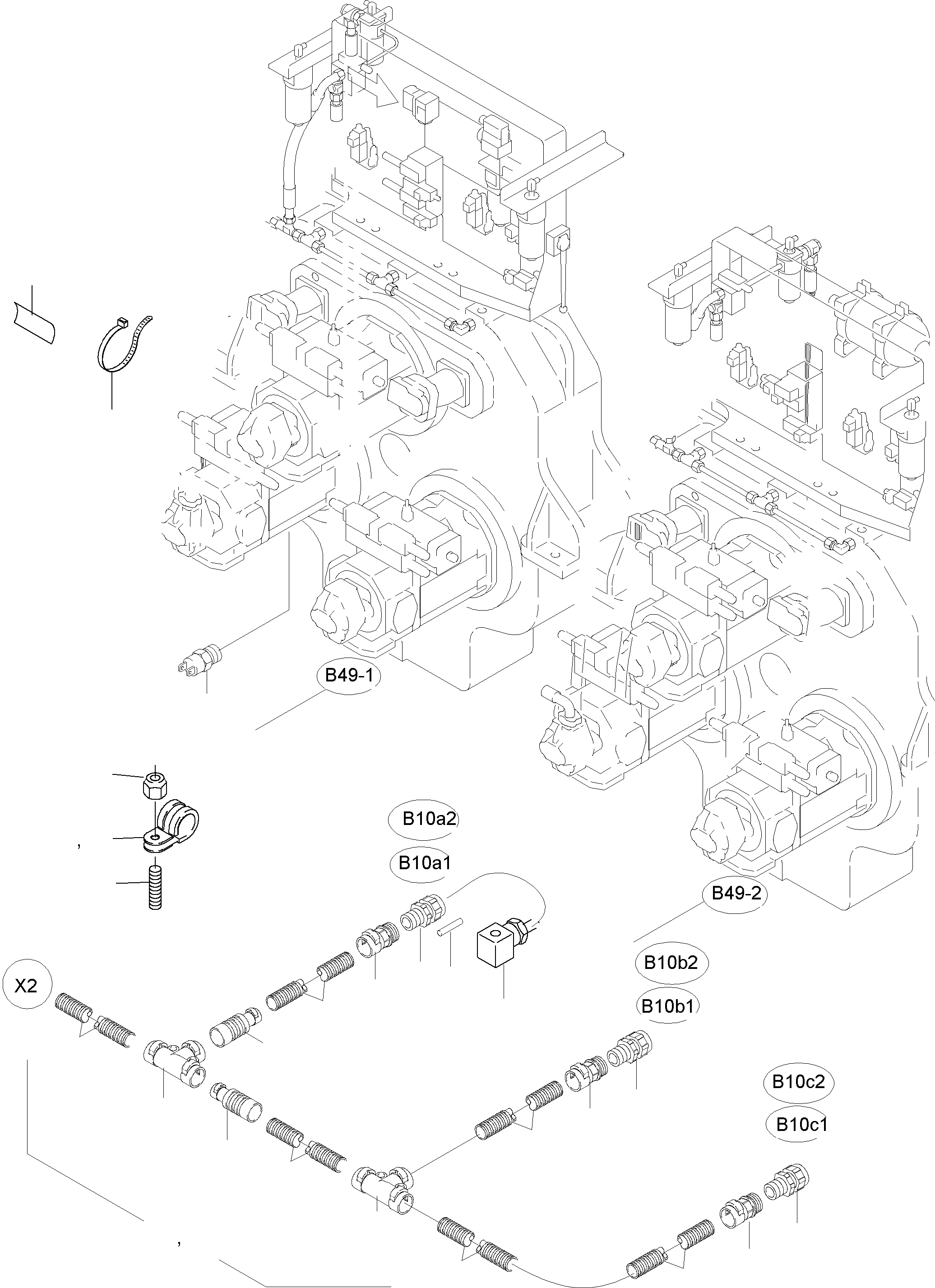 Жгут проводов - VS-switch 1 923 173 40 KOMATSU