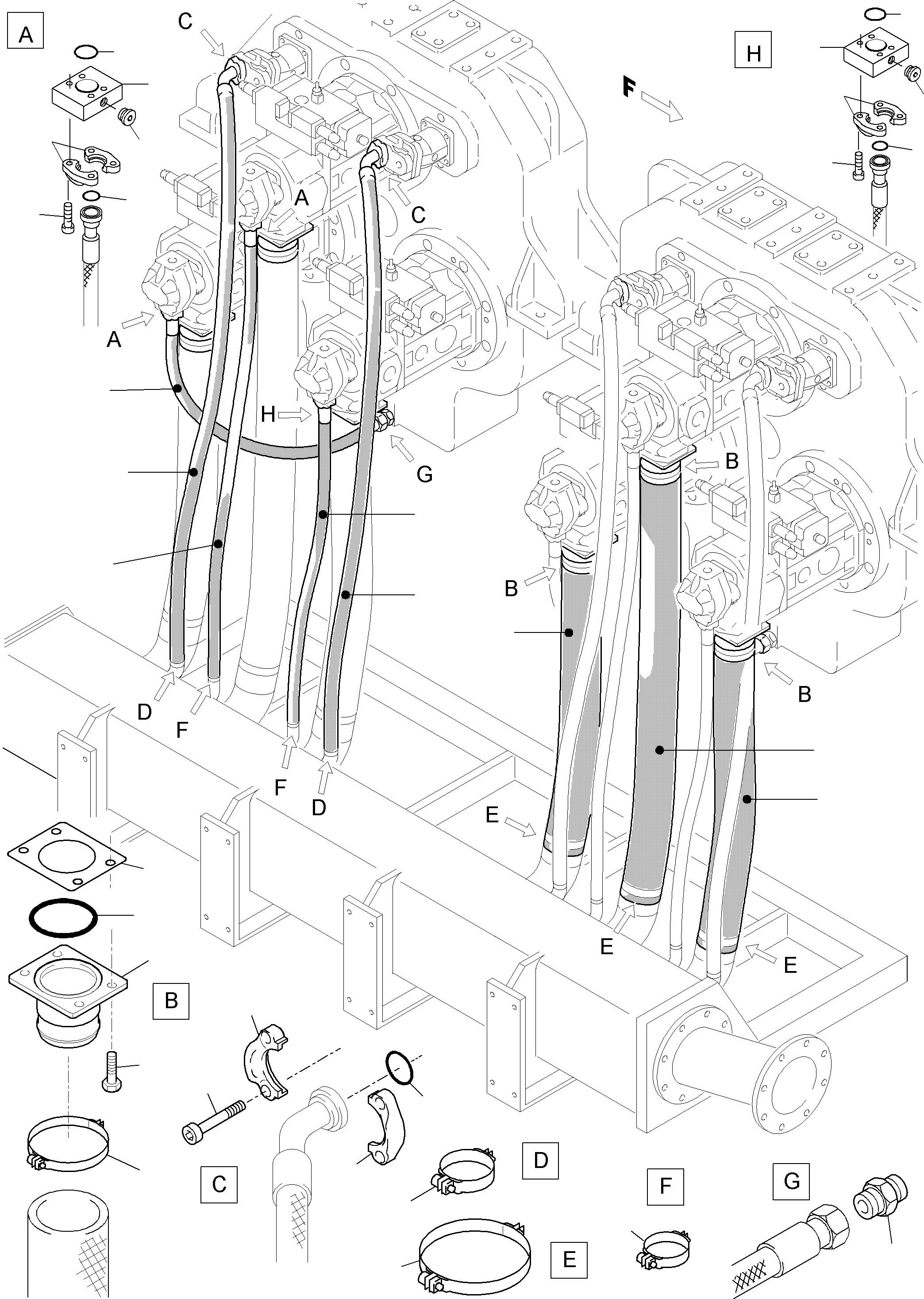 Полуфланец 515 658 40 KOMATSU