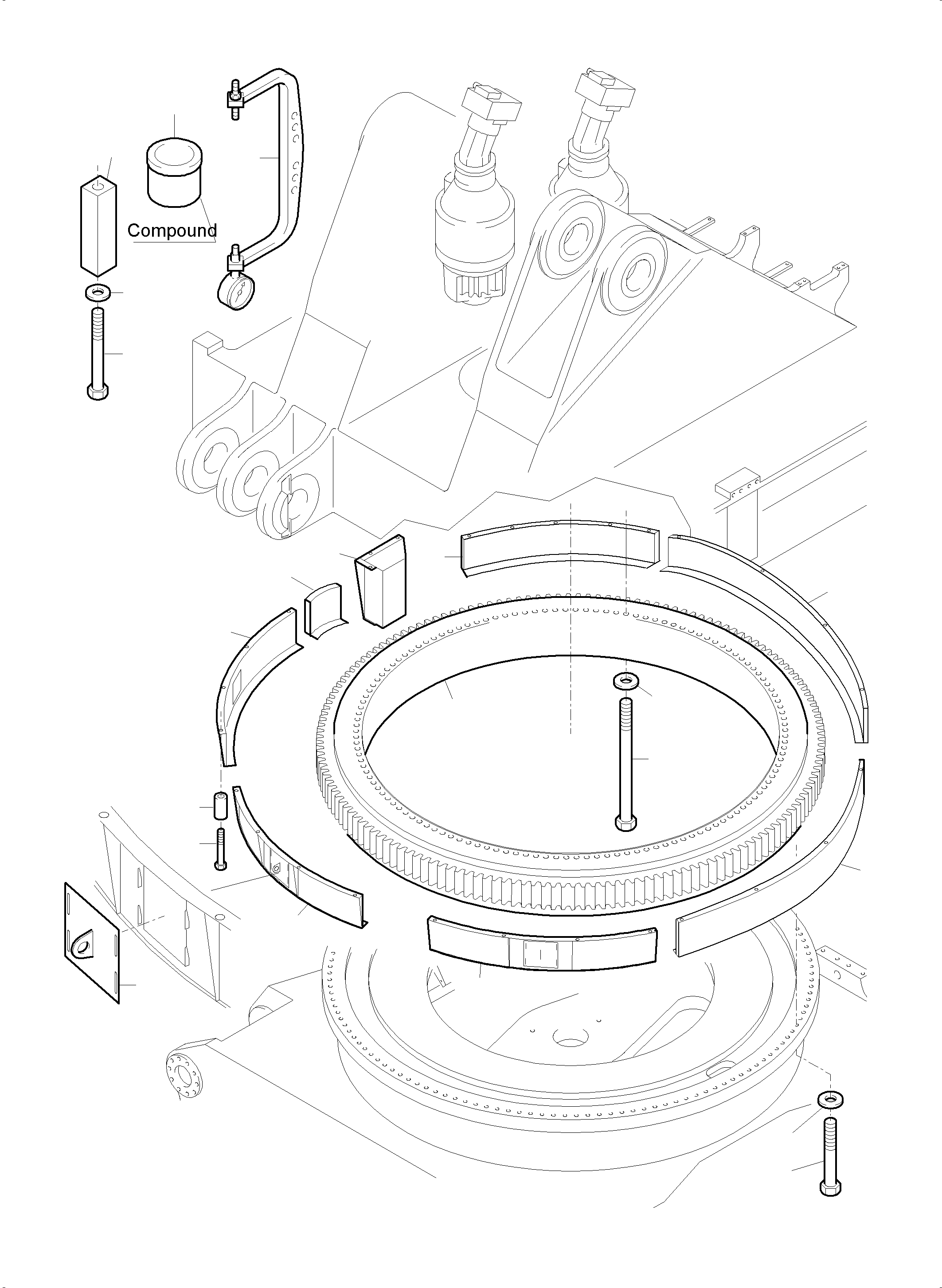Sheet metal 933 255 40 KOMATSU