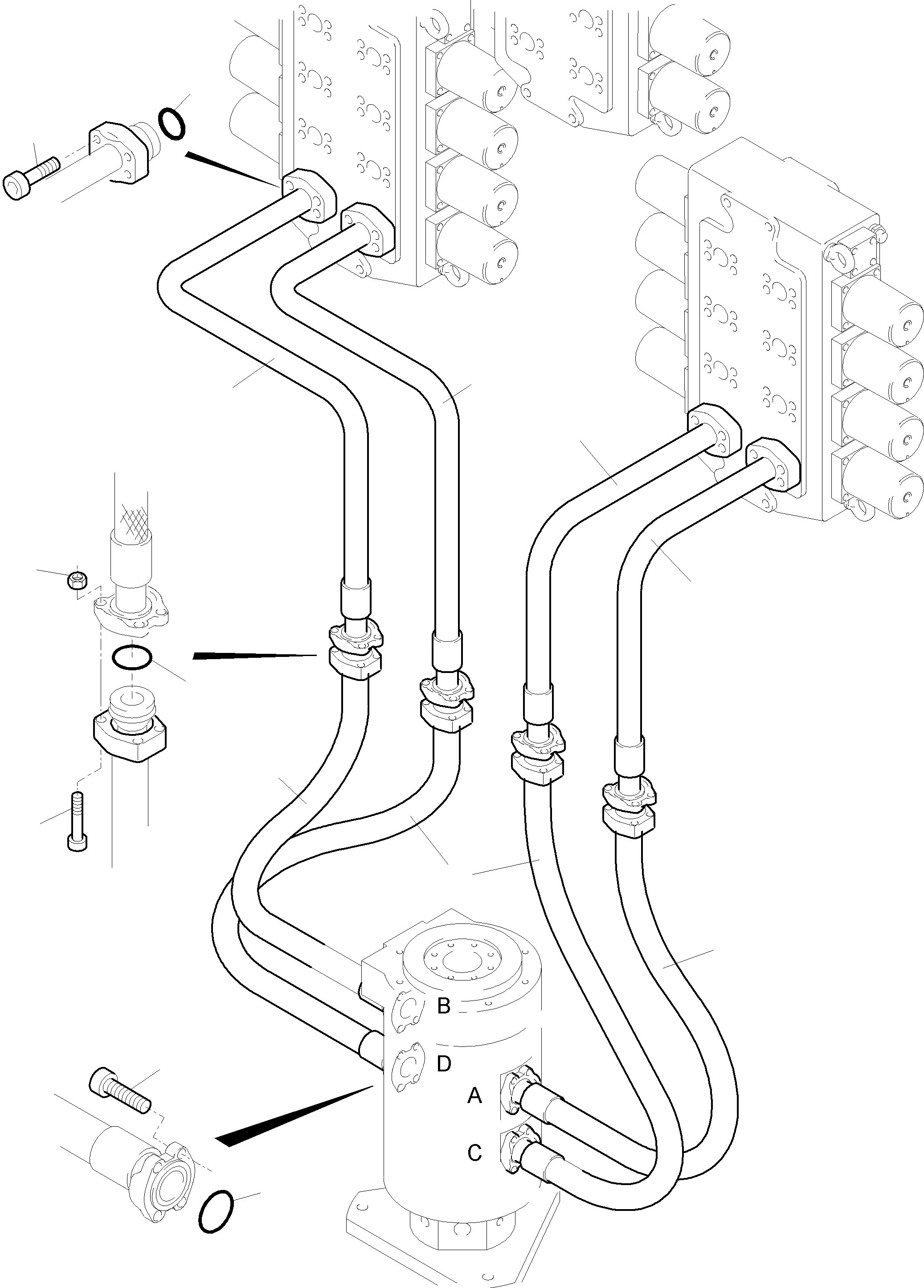 Pipe assy 935 326 40 KOMATSU