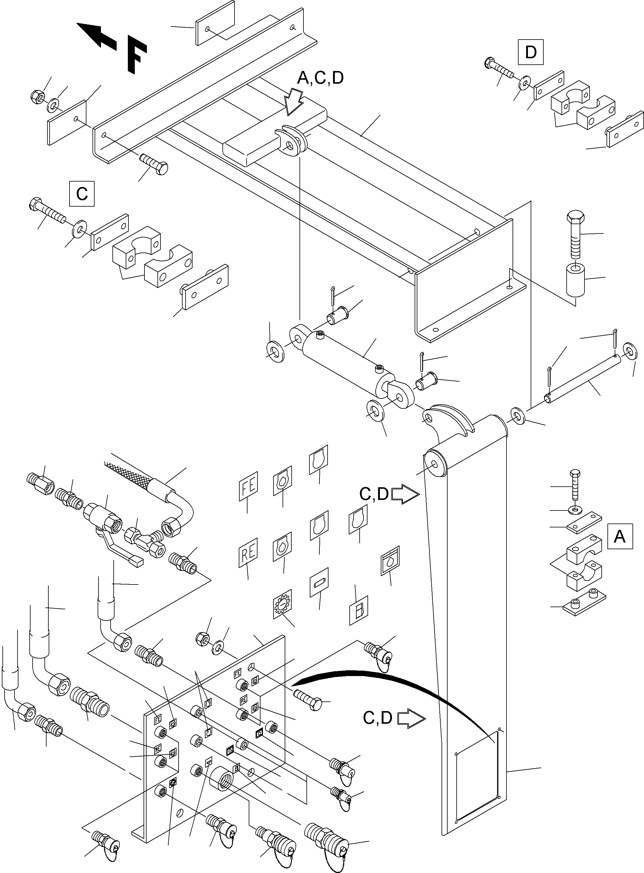Полухомут 515 701 98 KOMATSU