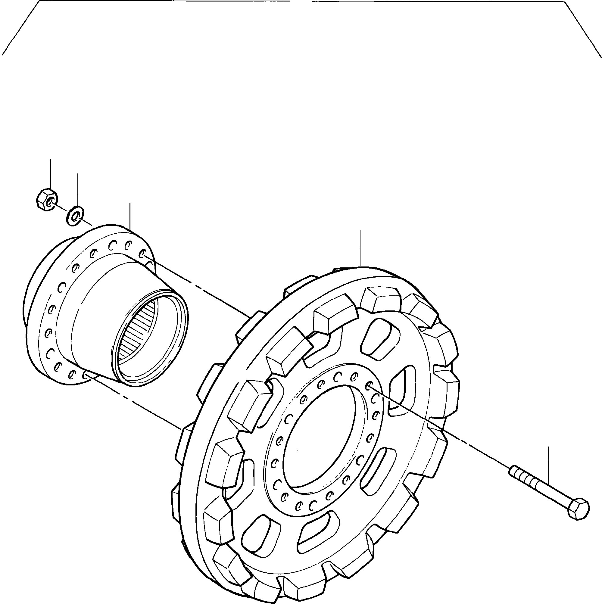 Drive sprocket 936 692 40 KOMATSU