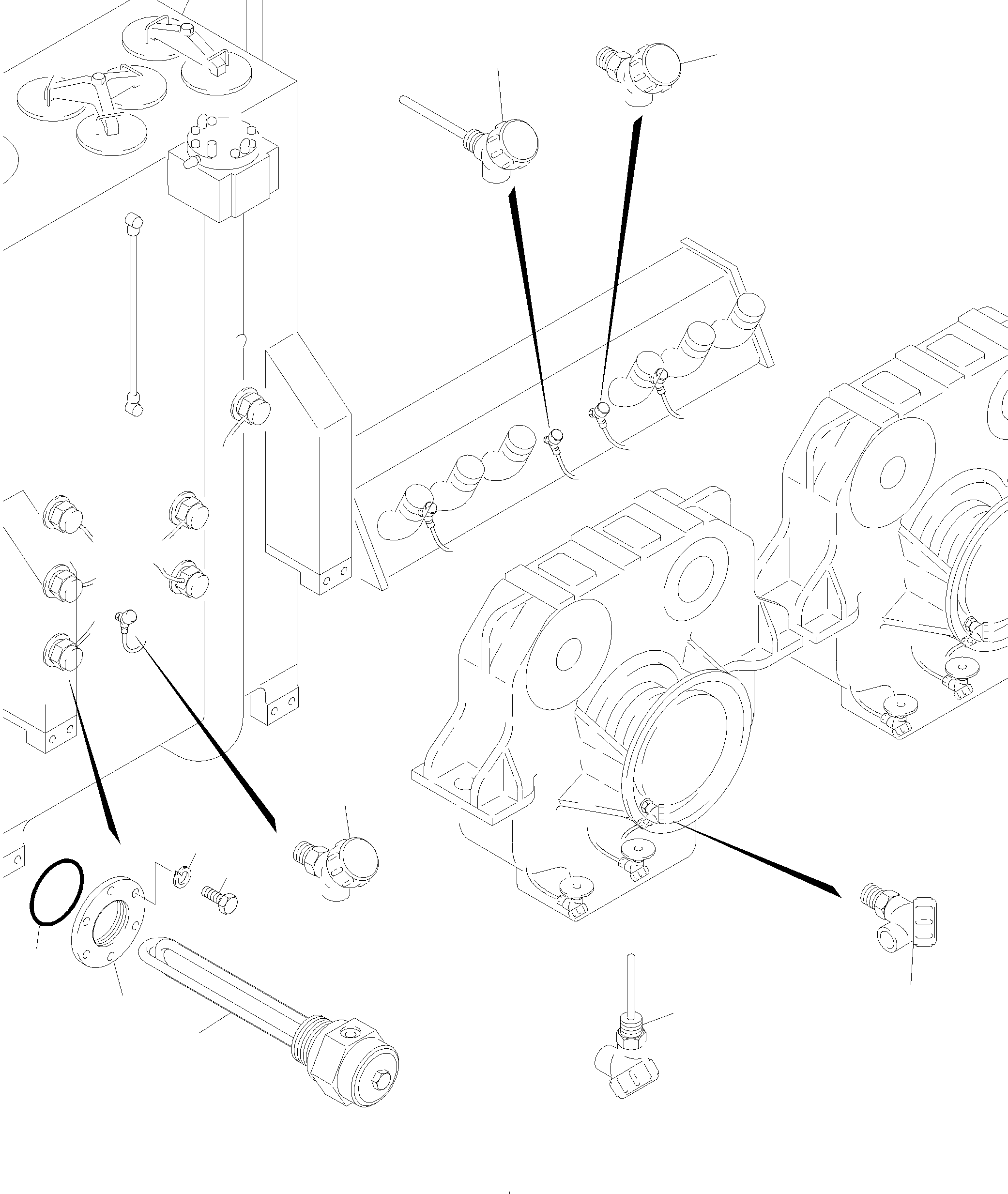 Hose assy. DN 20x3150 515 585 98 KOMATSU