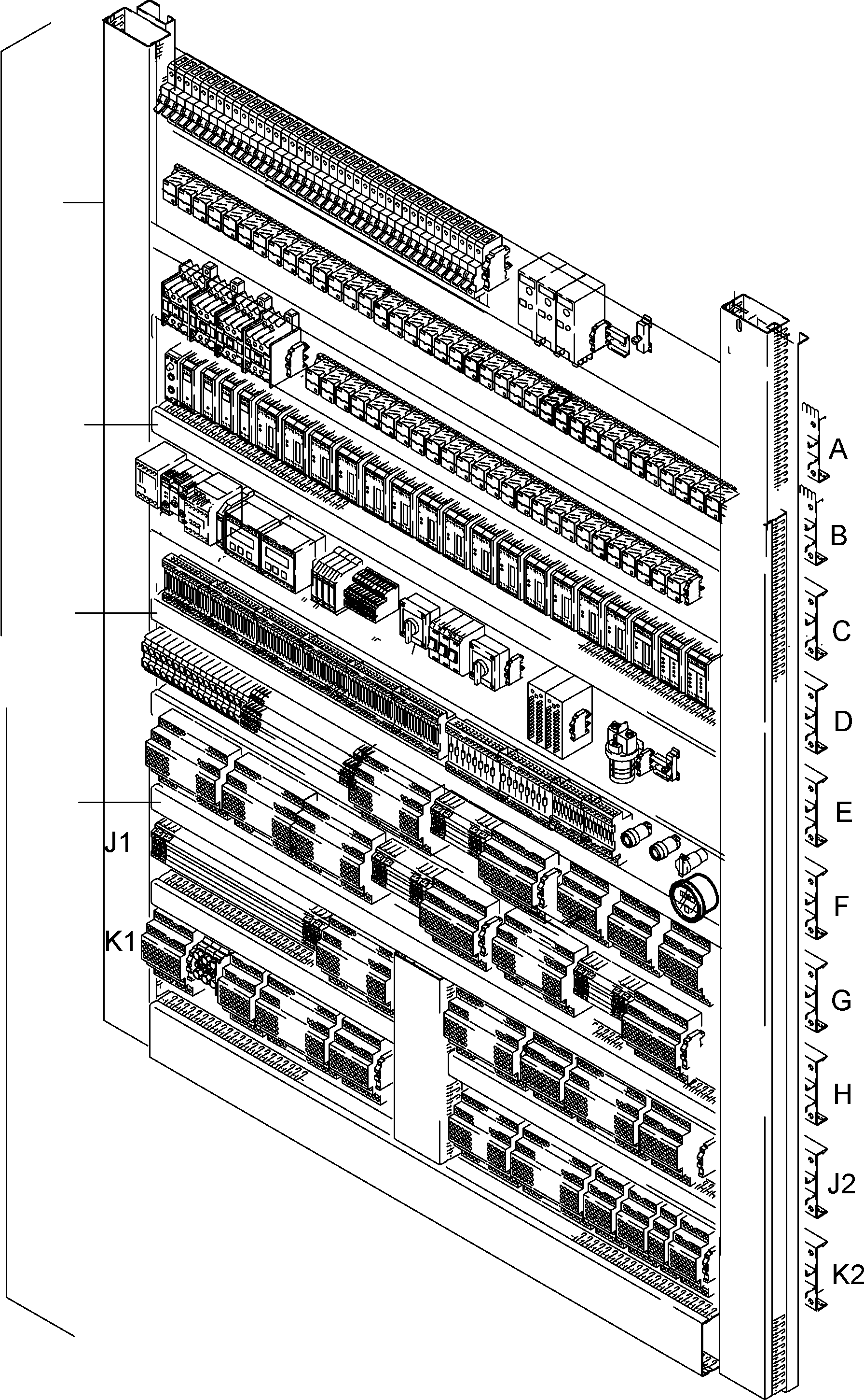 Switch framing 934 943 40 KOMATSU