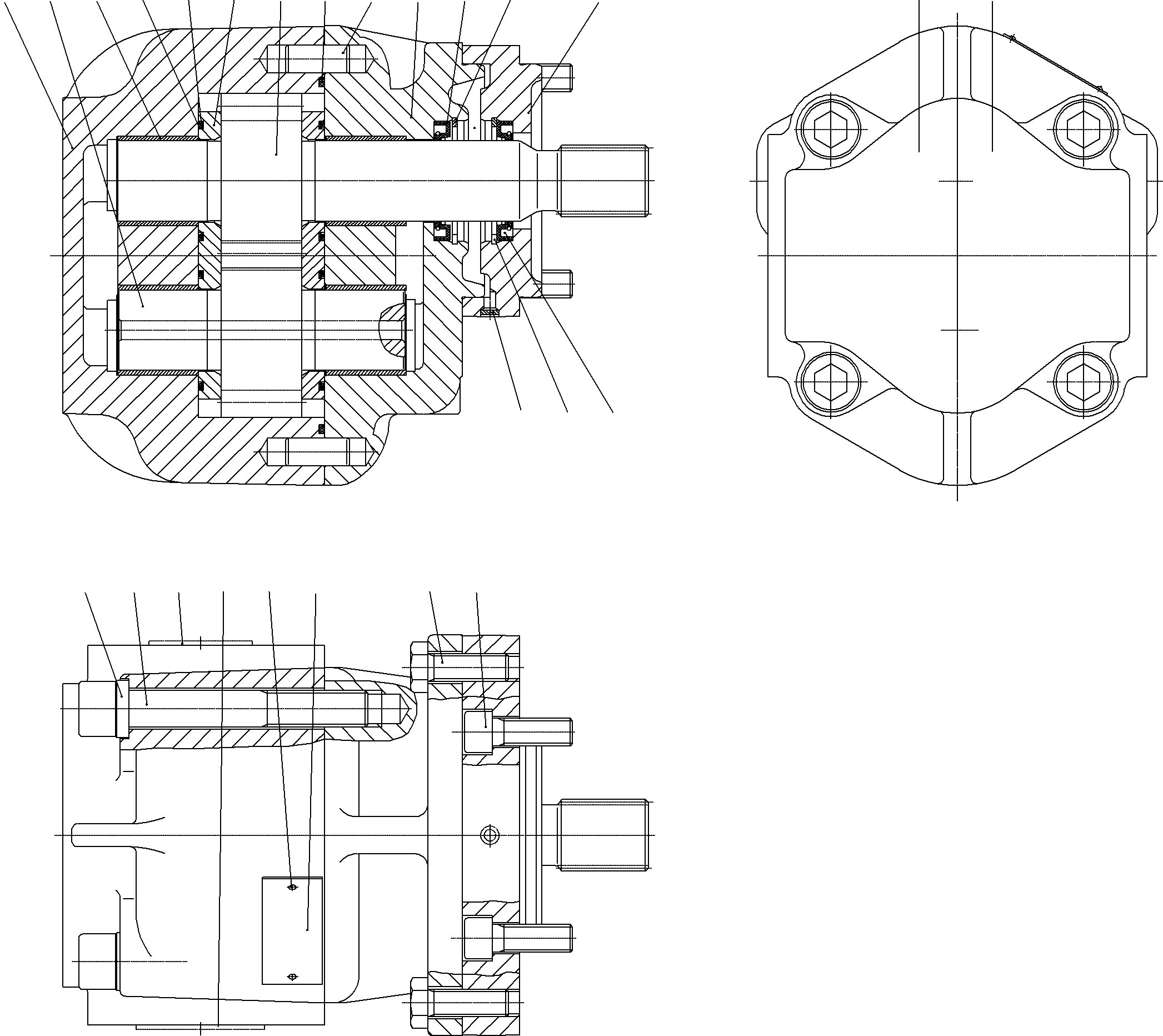 Gear oil pump 940 048 40 KOMATSU