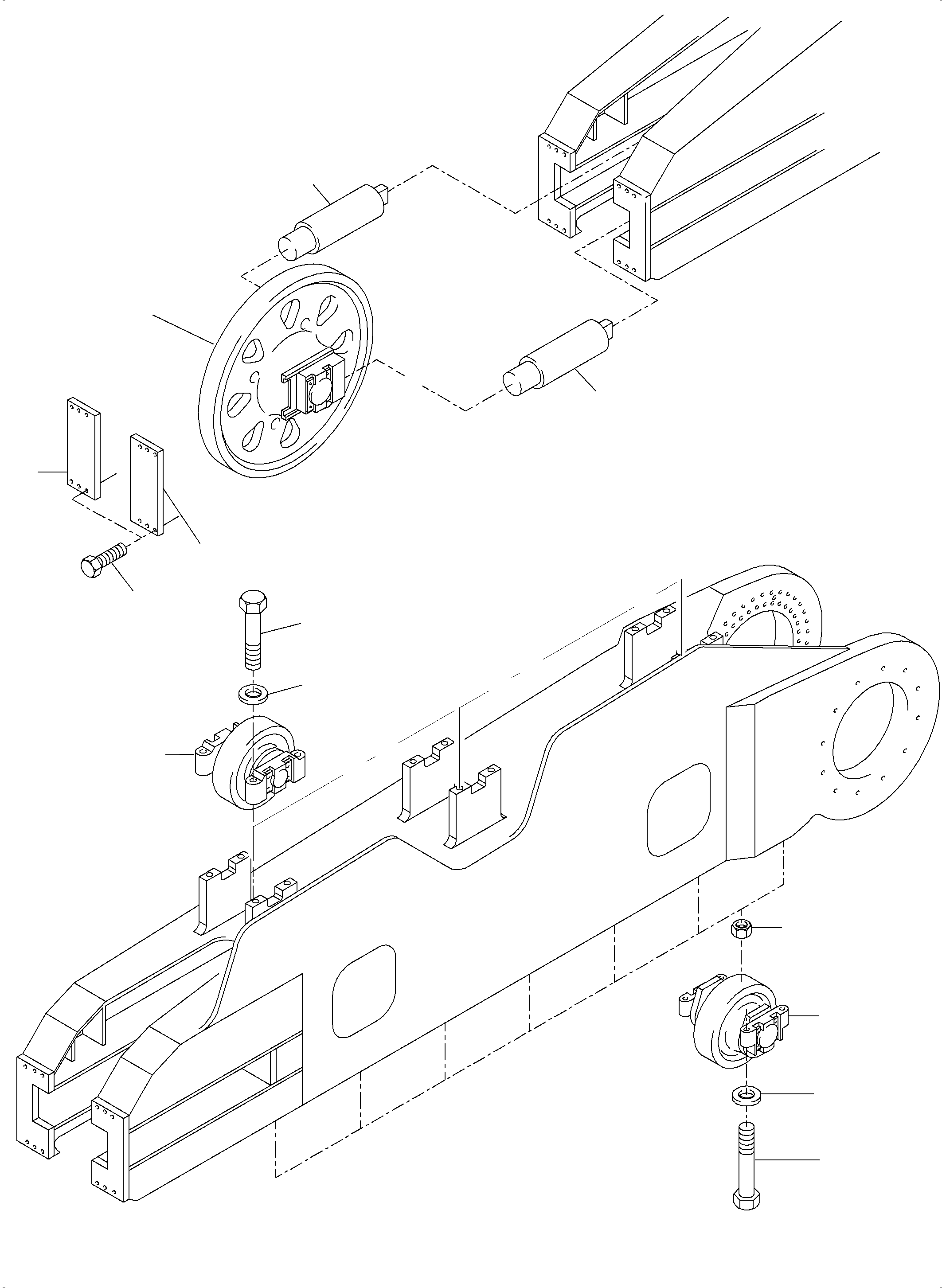 Bolt Cold weather design 504 650 98 KOMATSU