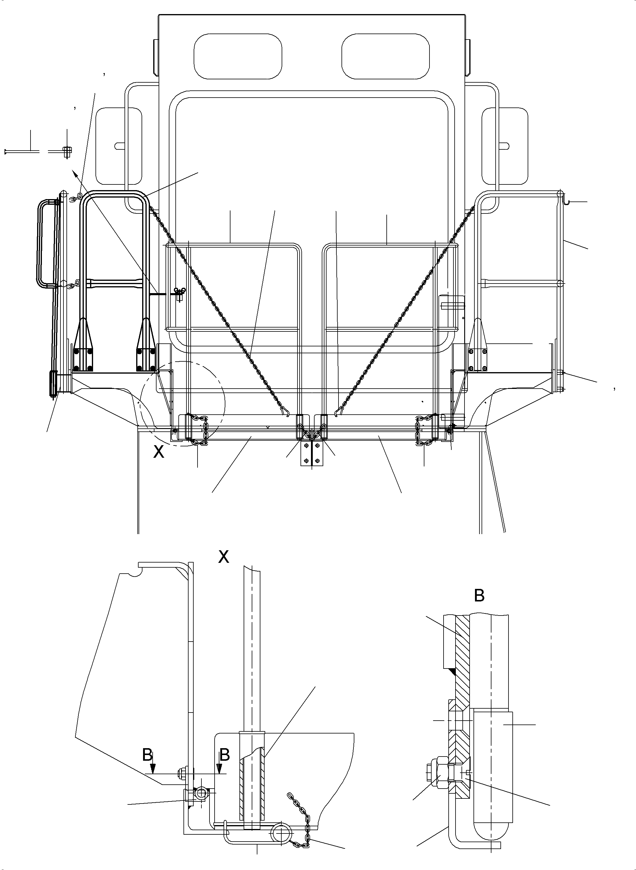 Rail pipe 930 338 40 KOMATSU