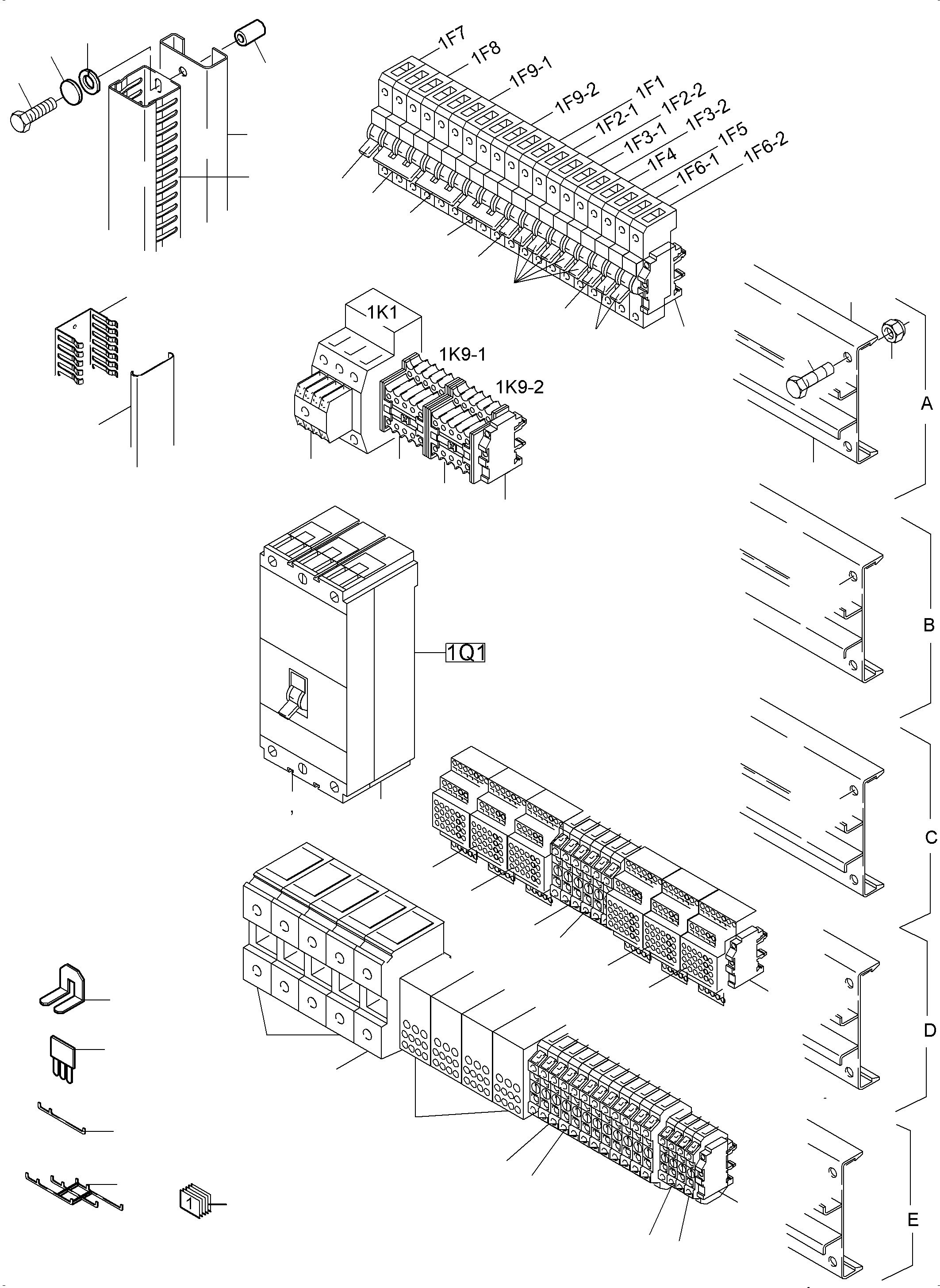 Phase partition wall 940 710 40 KOMATSU