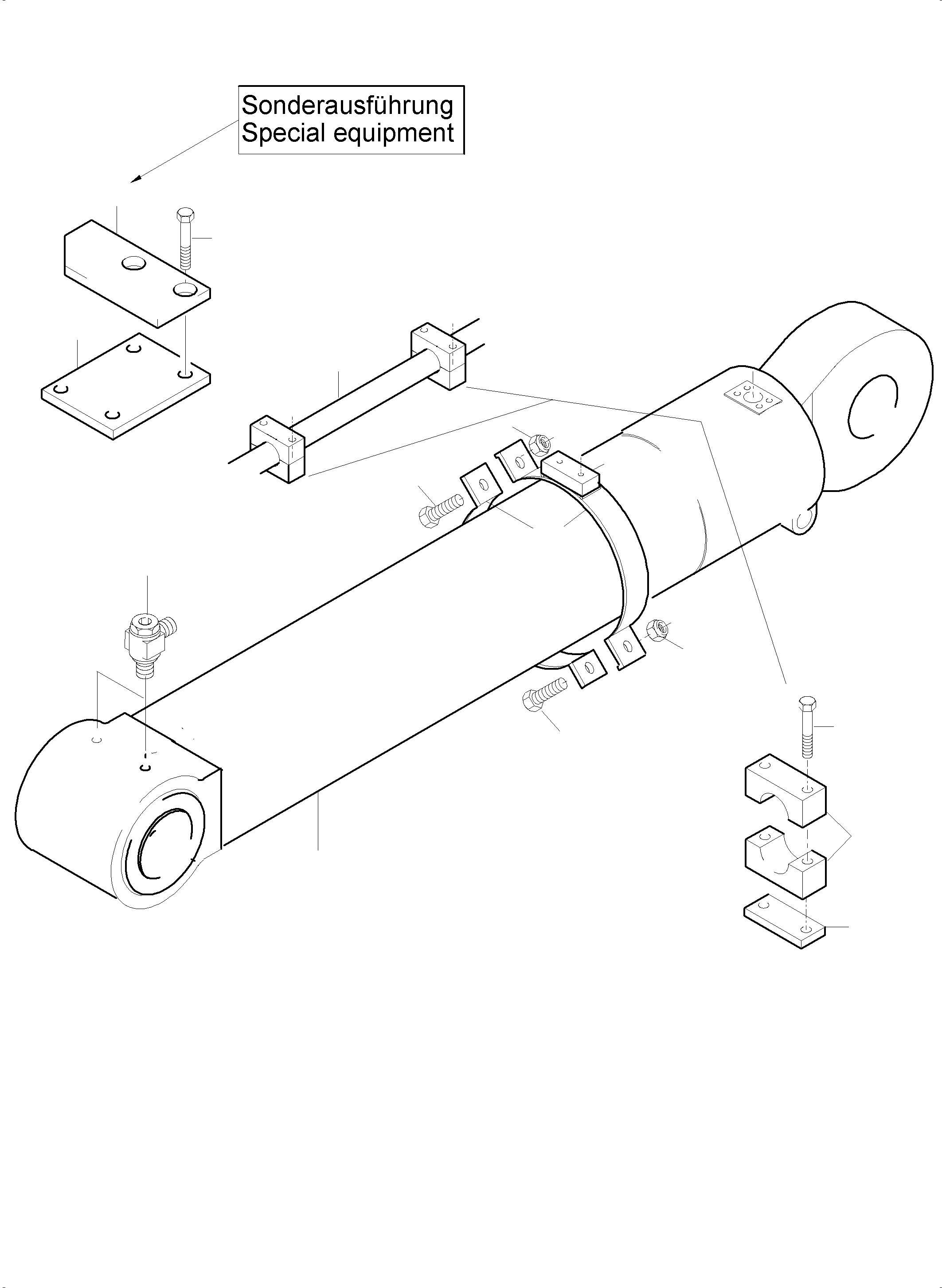 Cover plate (Option) 947 109 40 KOMATSU
