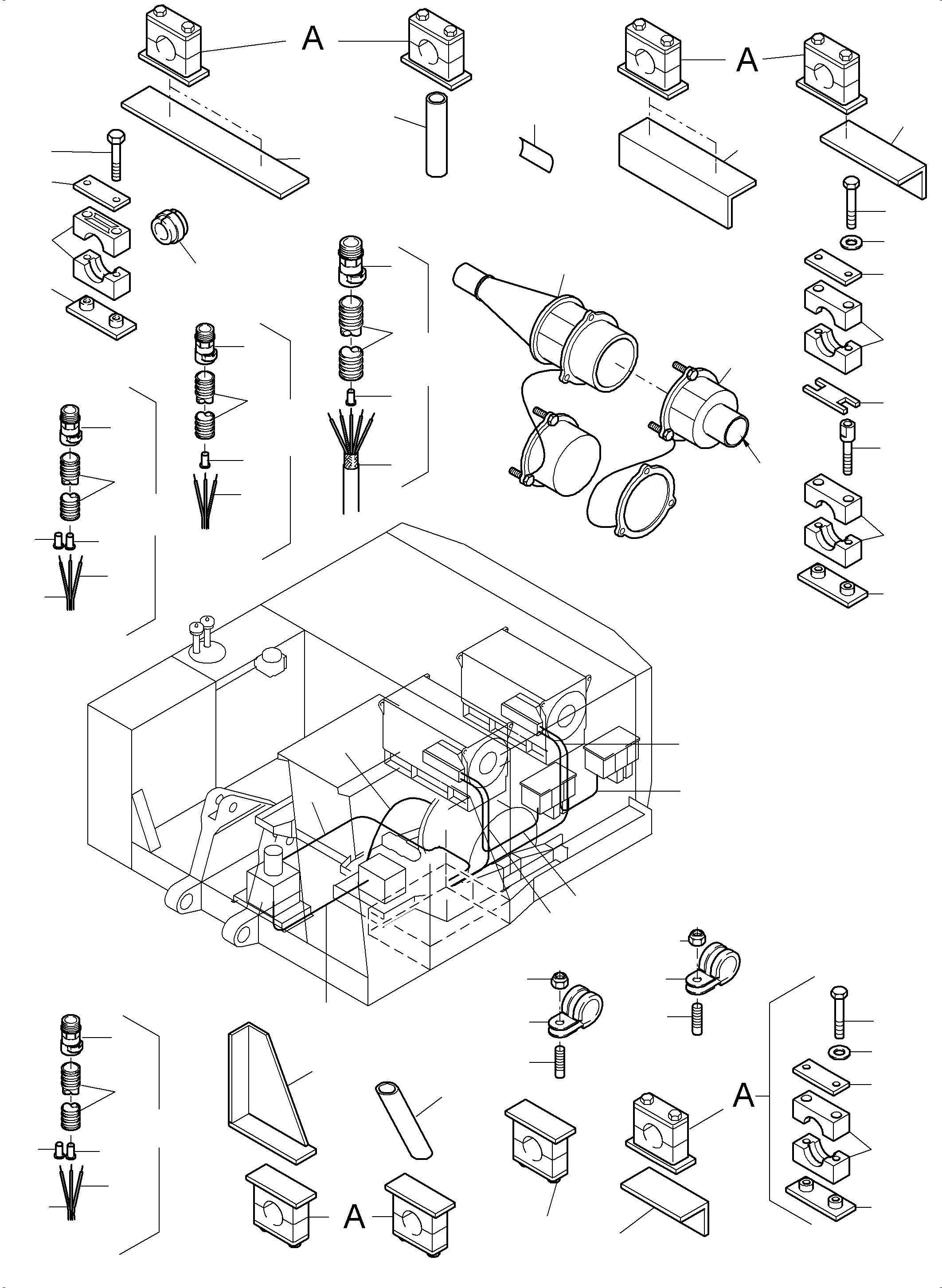 MS-Cable SRK-SS assy. 934 977 40 KOMATSU