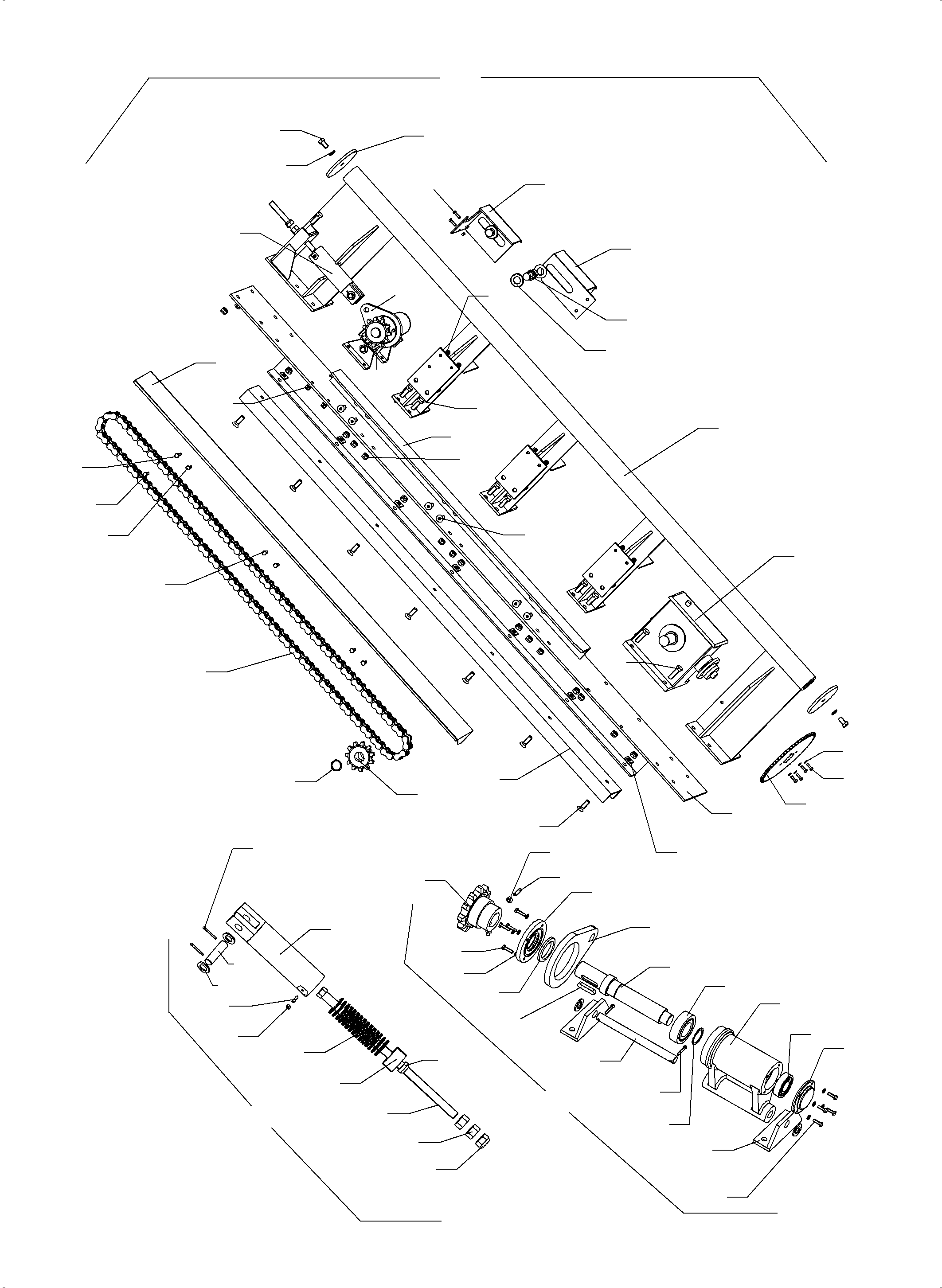 Tensioning trestle 796 808 73 KOMATSU