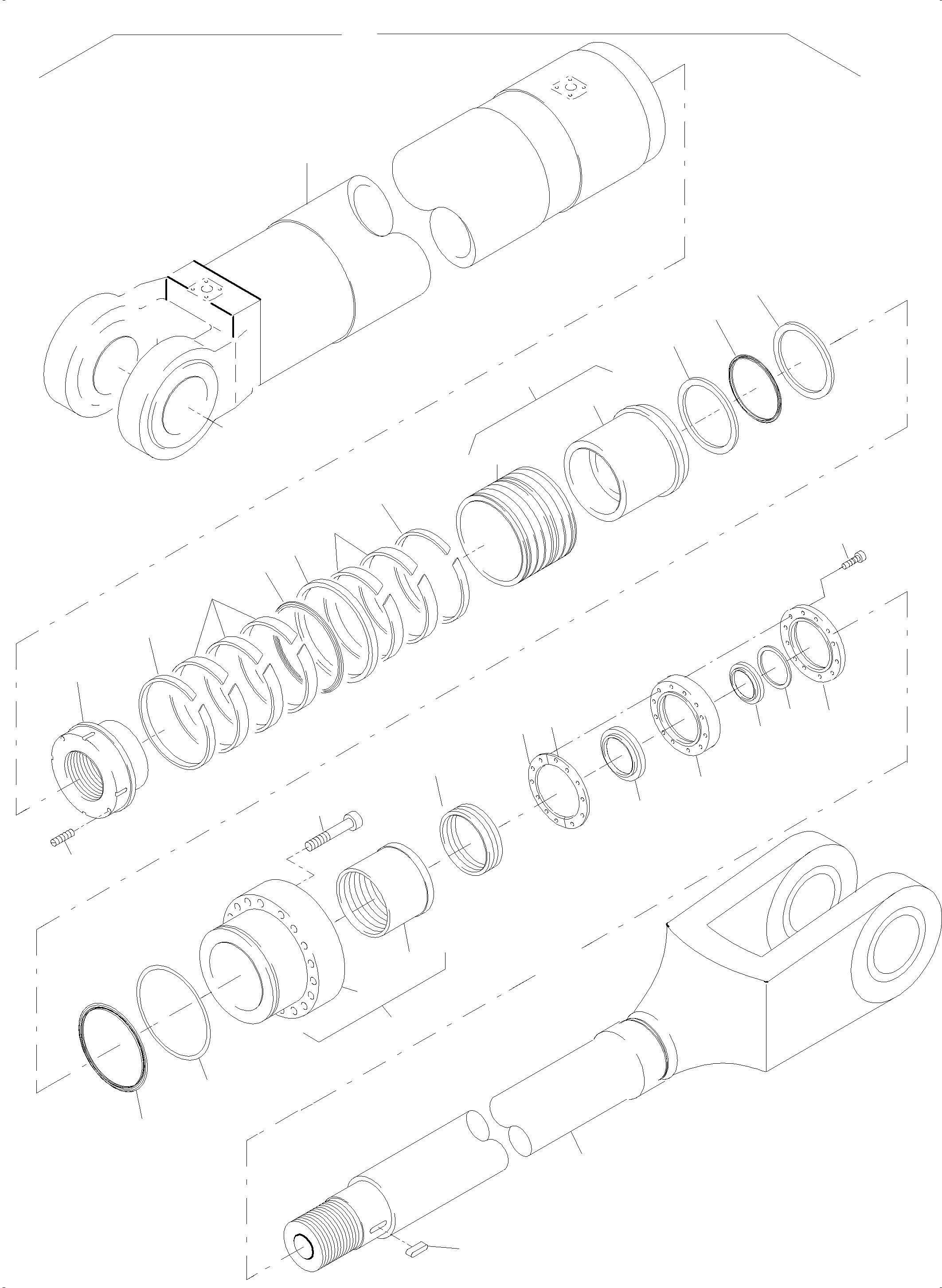 Groove nut 947 193 40 KOMATSU