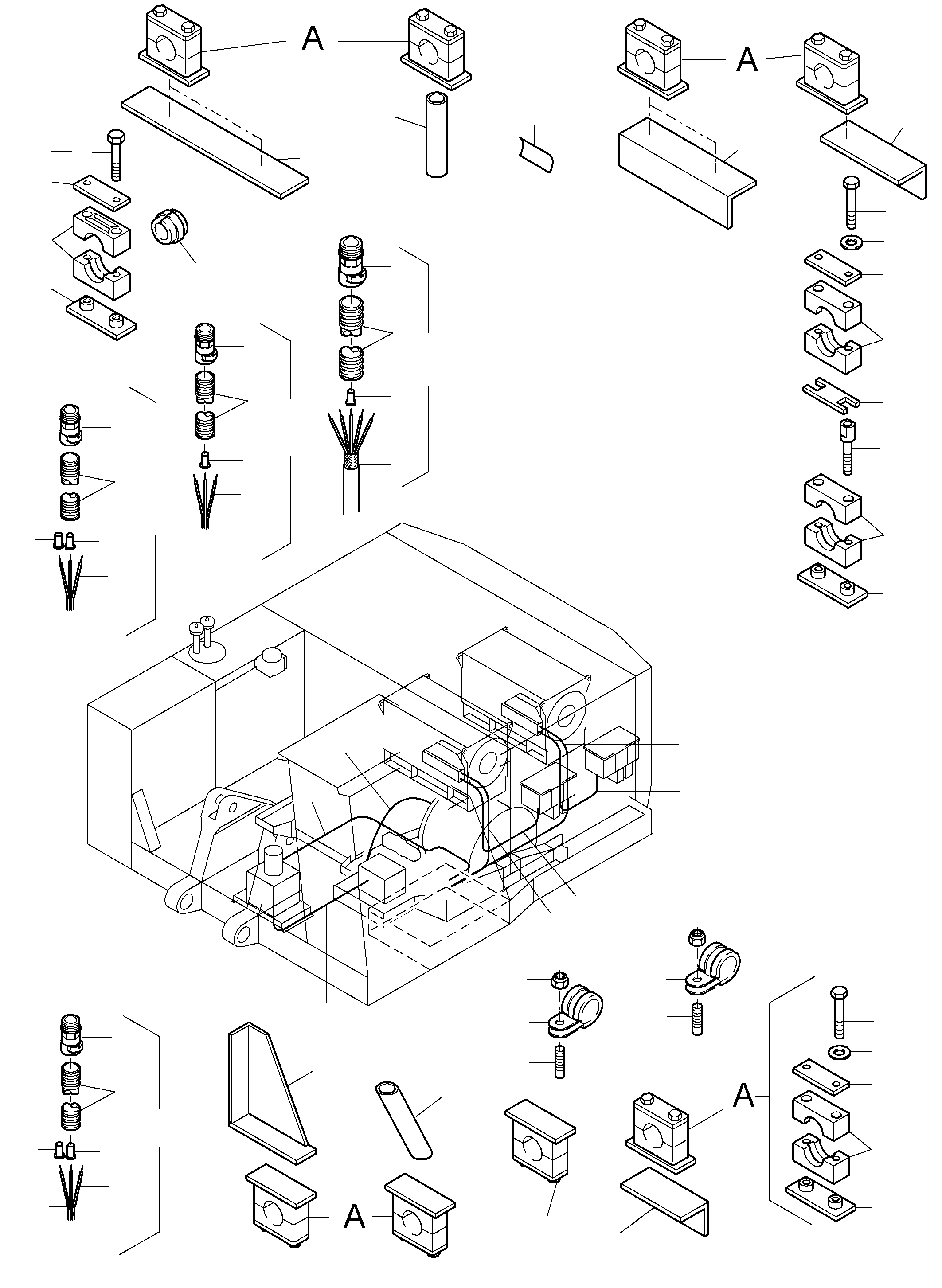MS-Cable M-K assy. 947 374 40 KOMATSU