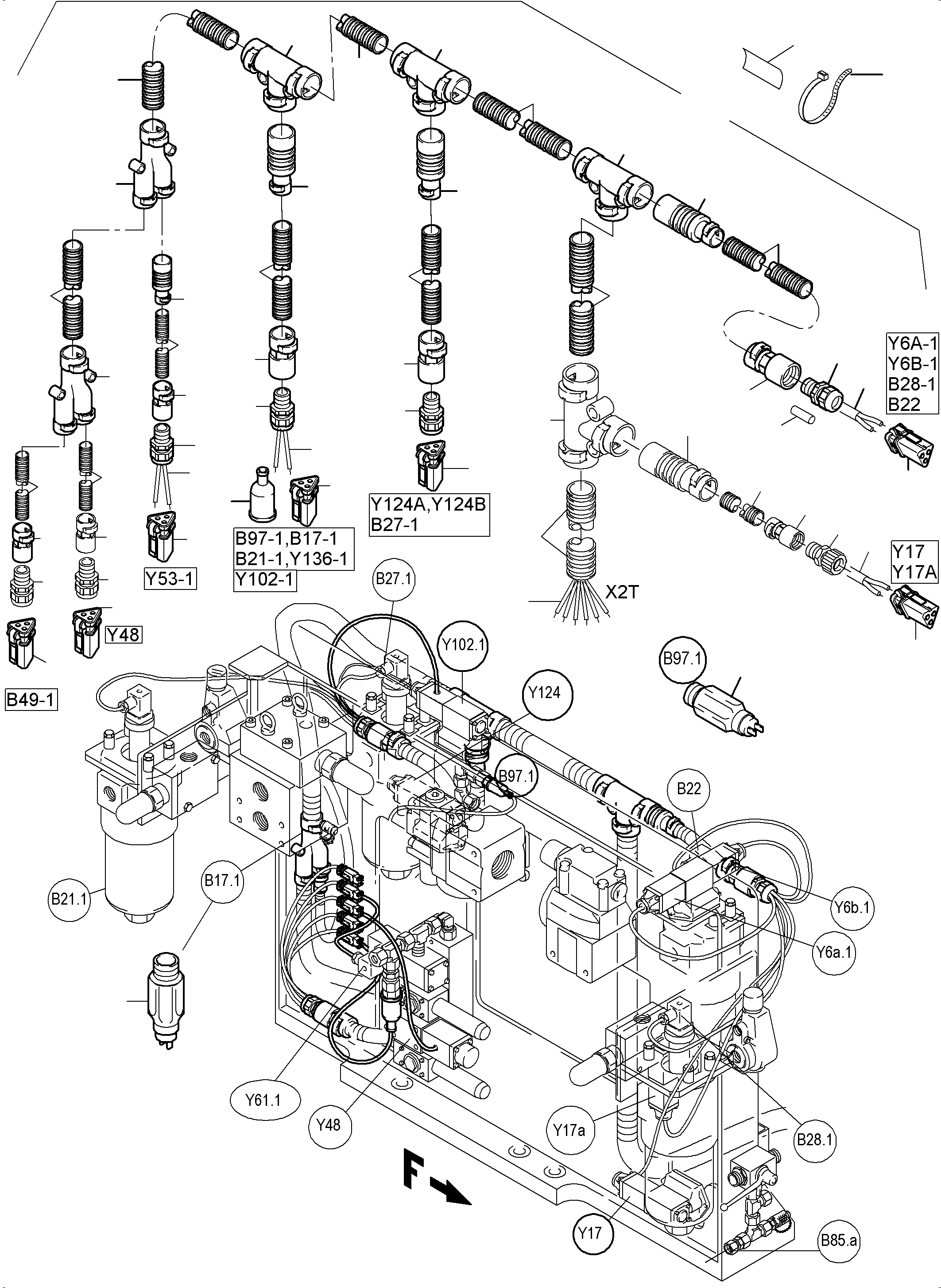 Harness - control plate 948 380 40 KOMATSU