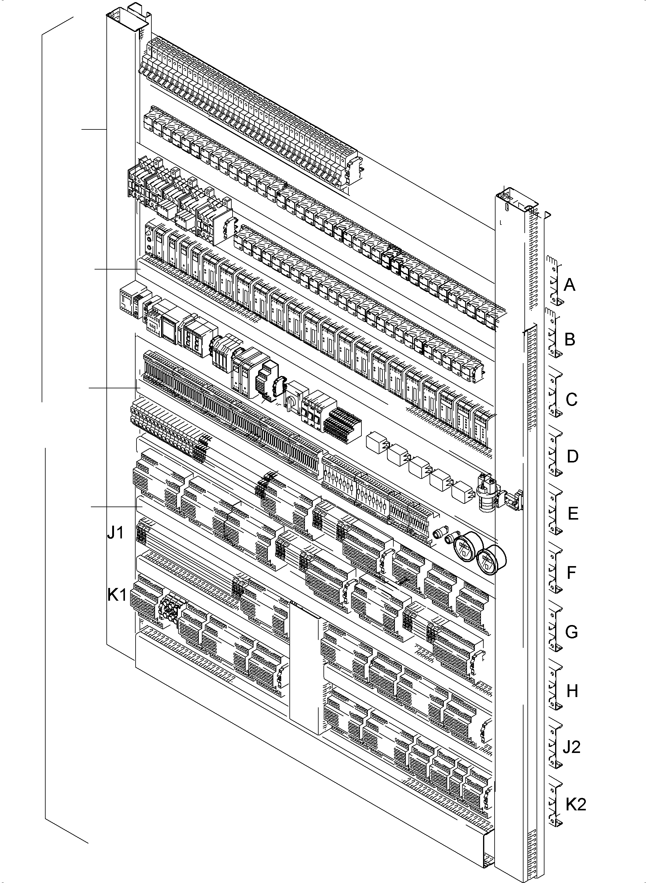 Switch framing 948 304 40 KOMATSU