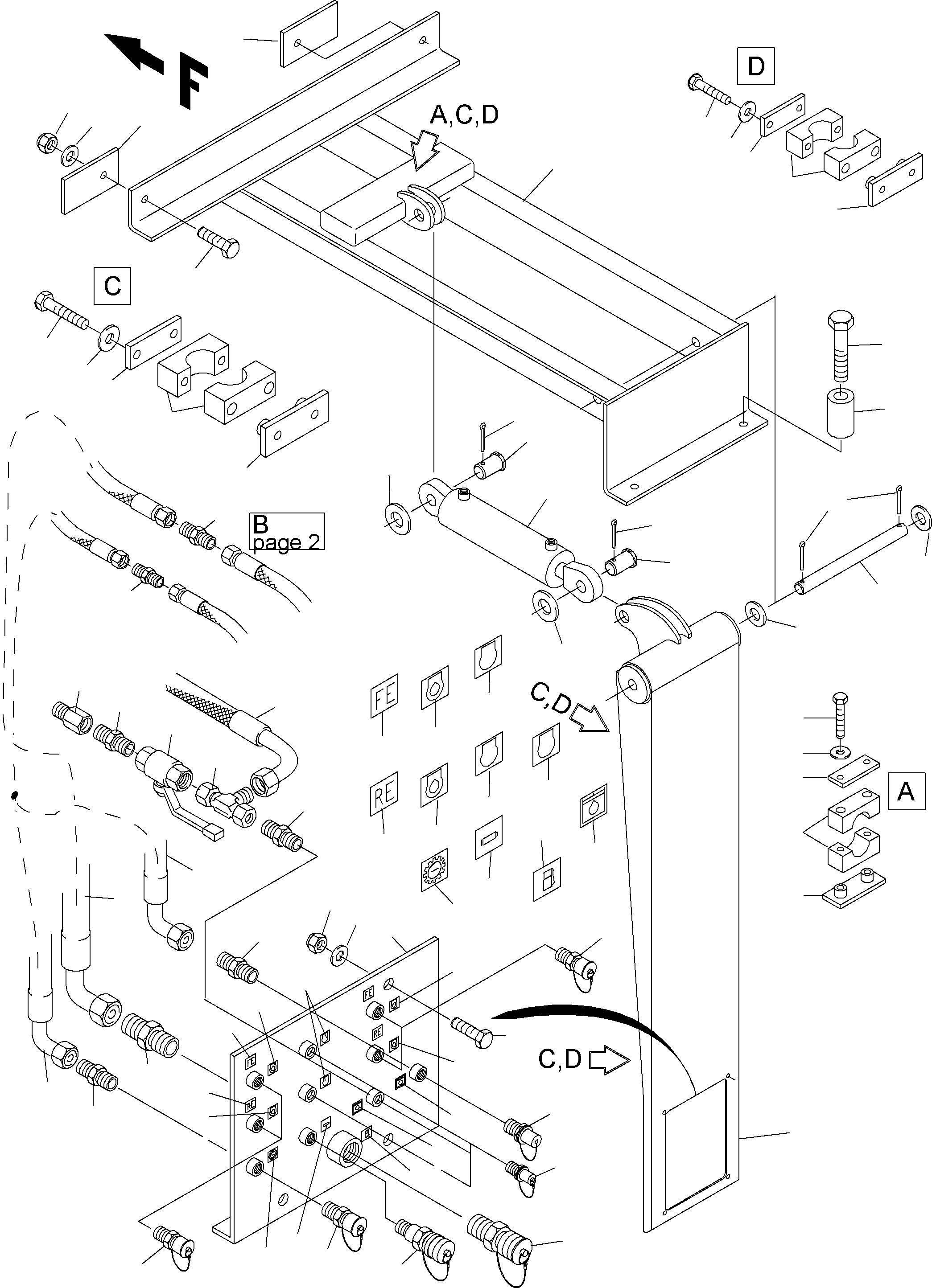 Шланг в сборе 932 666 40 KOMATSU