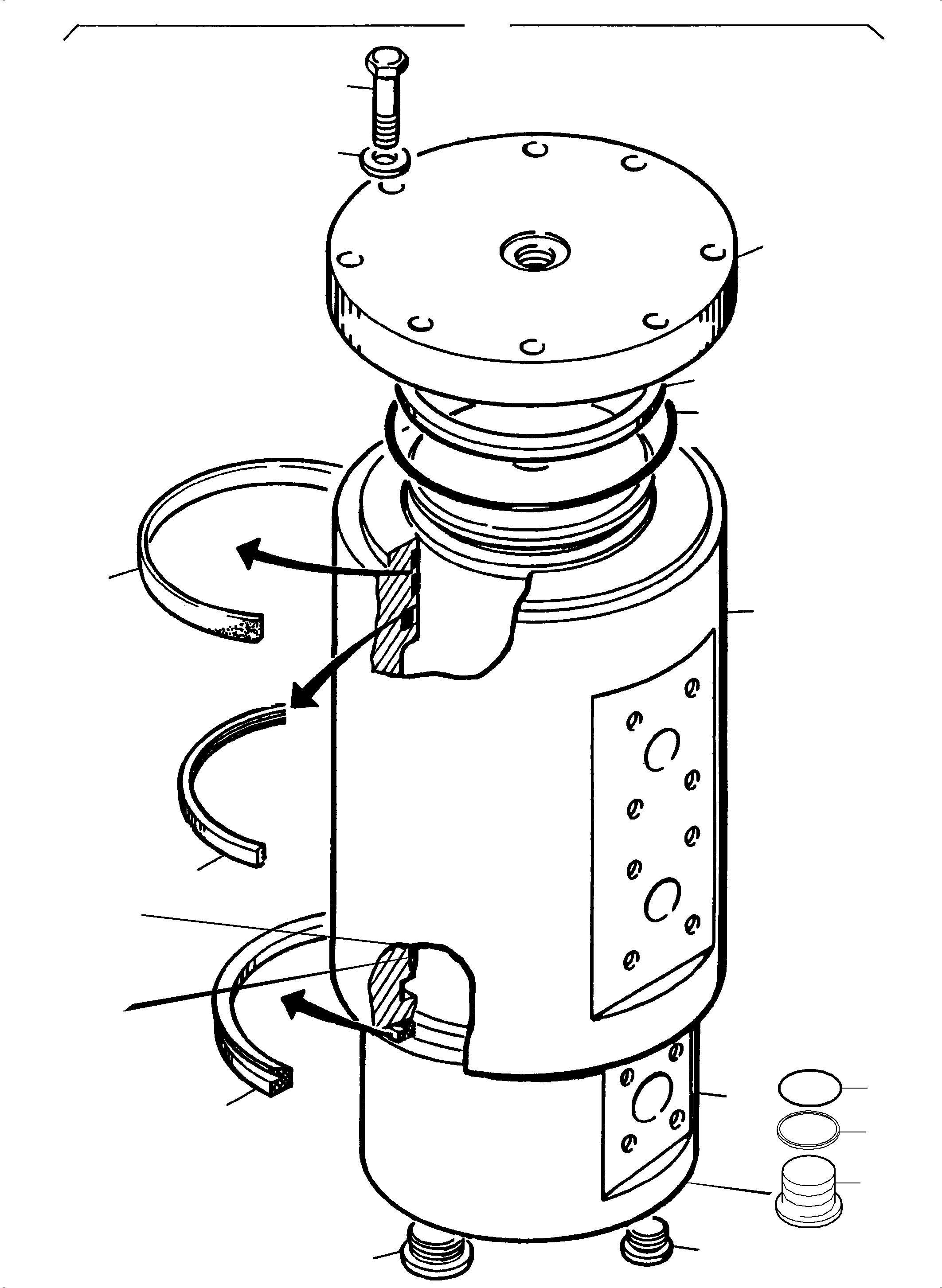 Seal kit consist. of fig-nos: Bild-Nr. 09,11,12,14,15,16,18,19,20,21, 24 792 393 73 KOMATSU