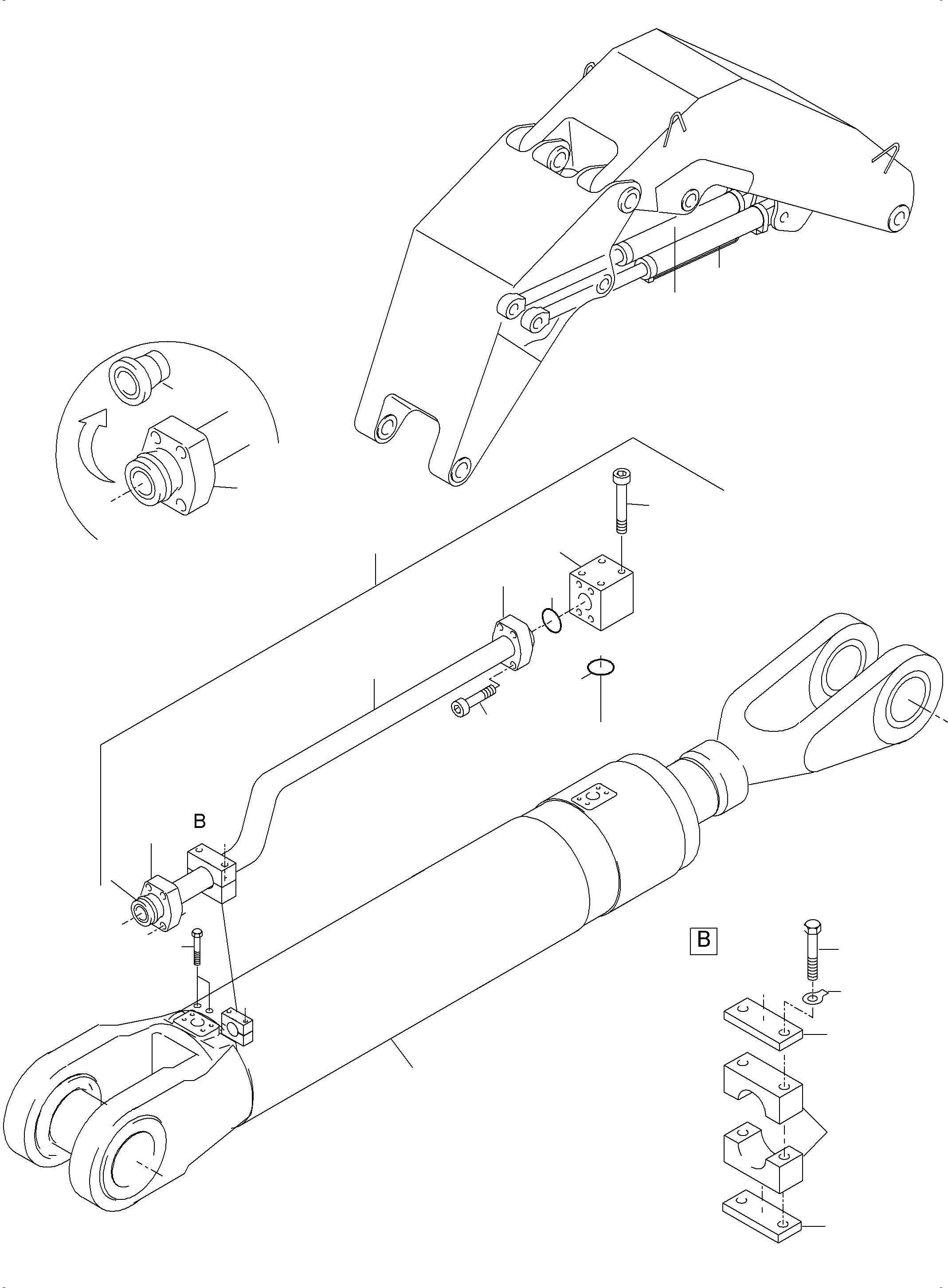 Pipe assy.Ø 65; TTT 797 265 73 KOMATSU