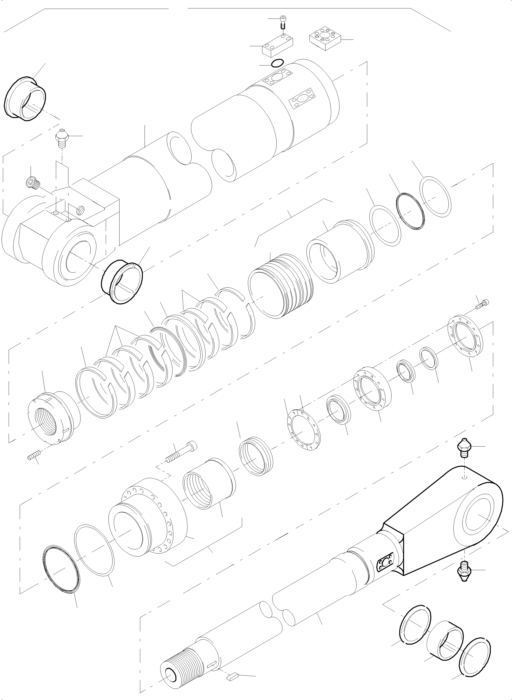 Комплект уплотнений 907 357 40 KOMATSU