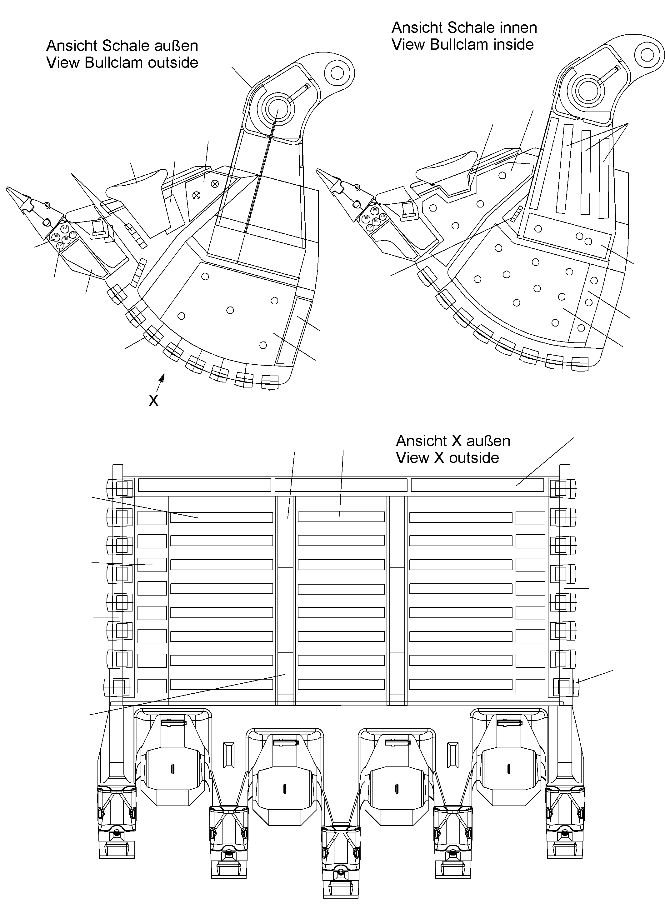 Inner wear plate 952 583 40 KOMATSU
