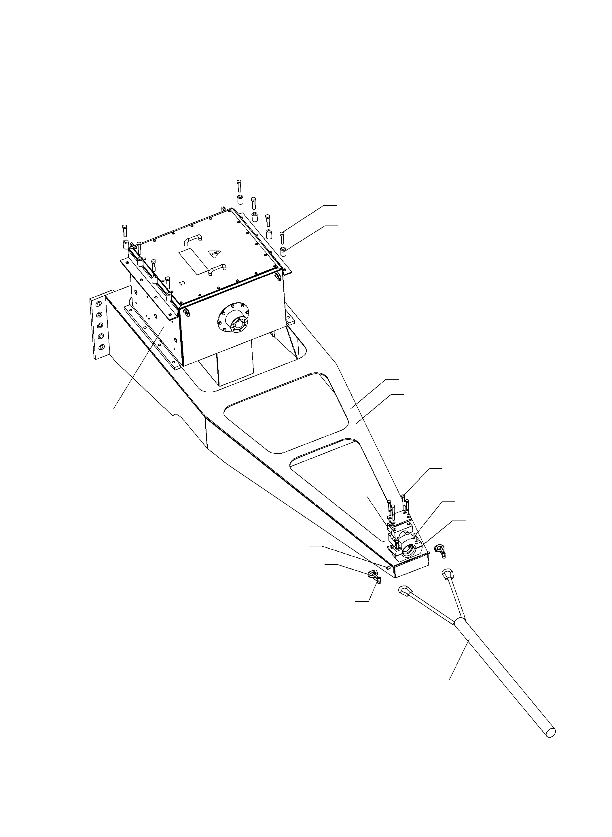 Lifting device for cable, cpl. 939 879 40 KOMATSU