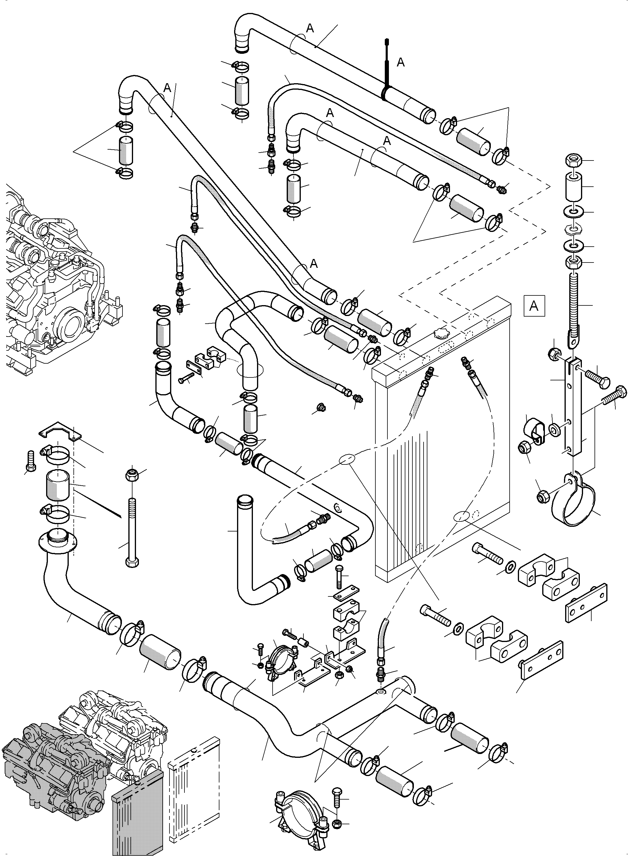 Шланг 518 459 98 KOMATSU