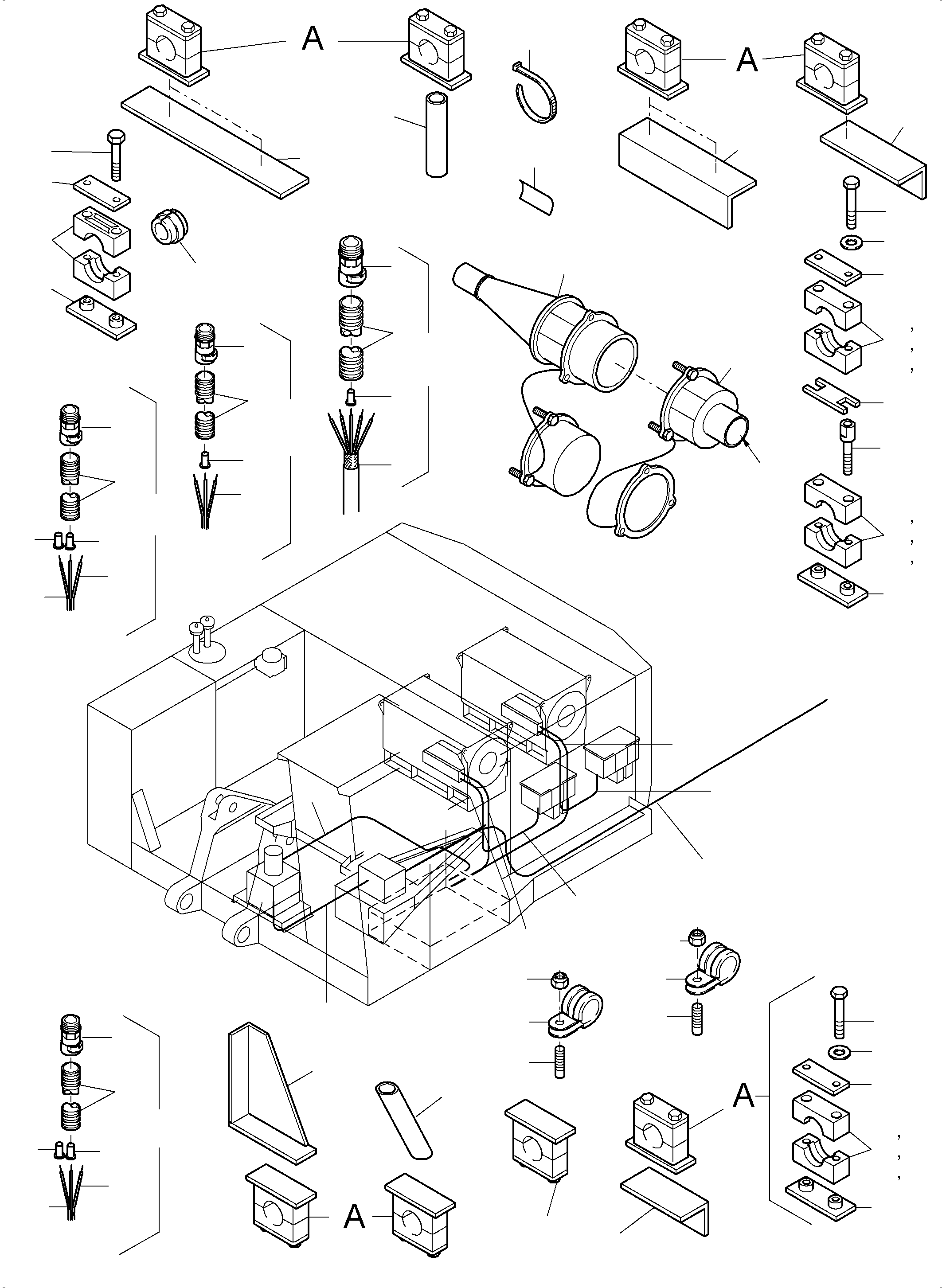 Flange plug 941 490 40 KOMATSU